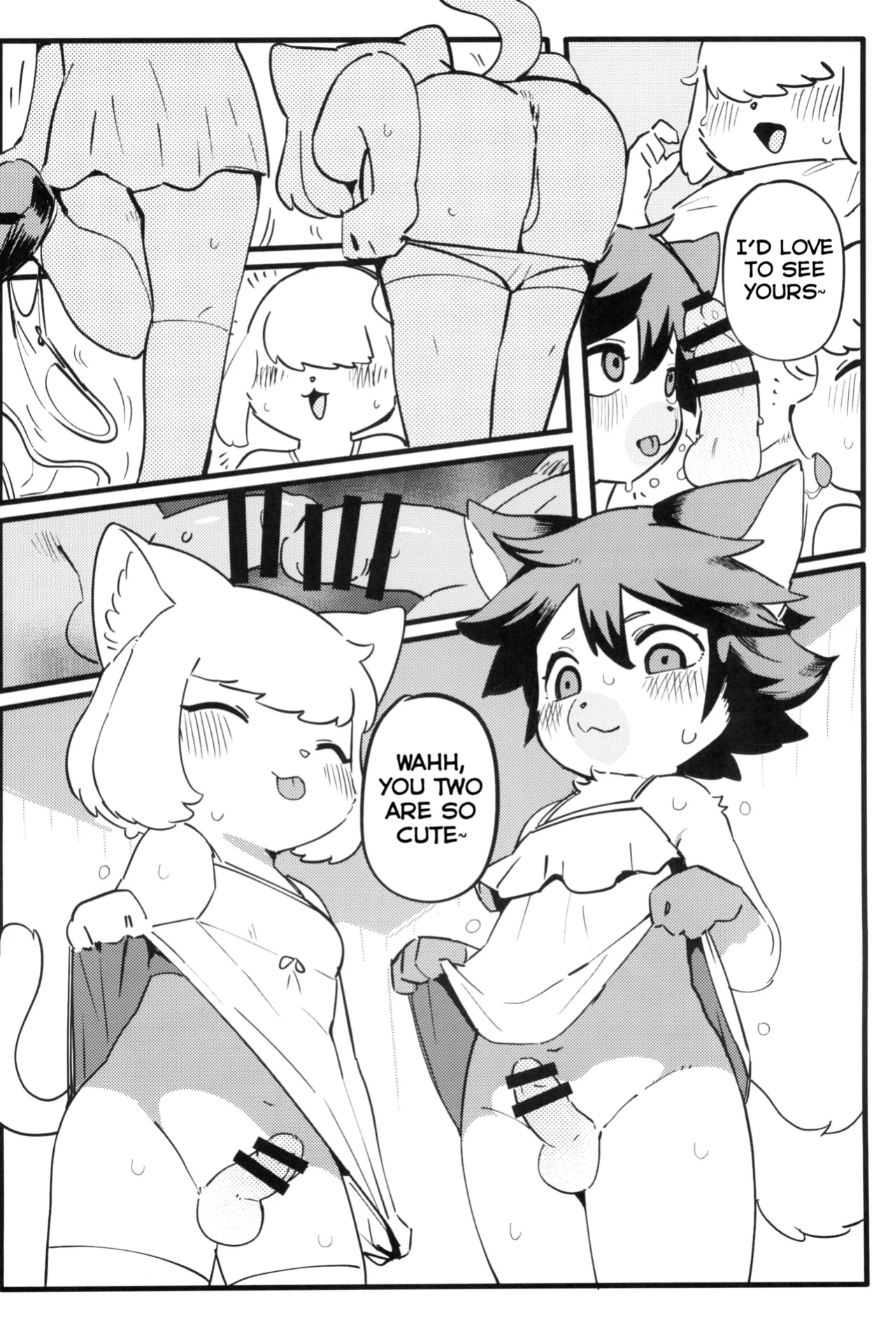 [Mayoineko (Opossa)] Untitled (Kemo Otokonoko Lovers 2024) [Shiranai Translations]