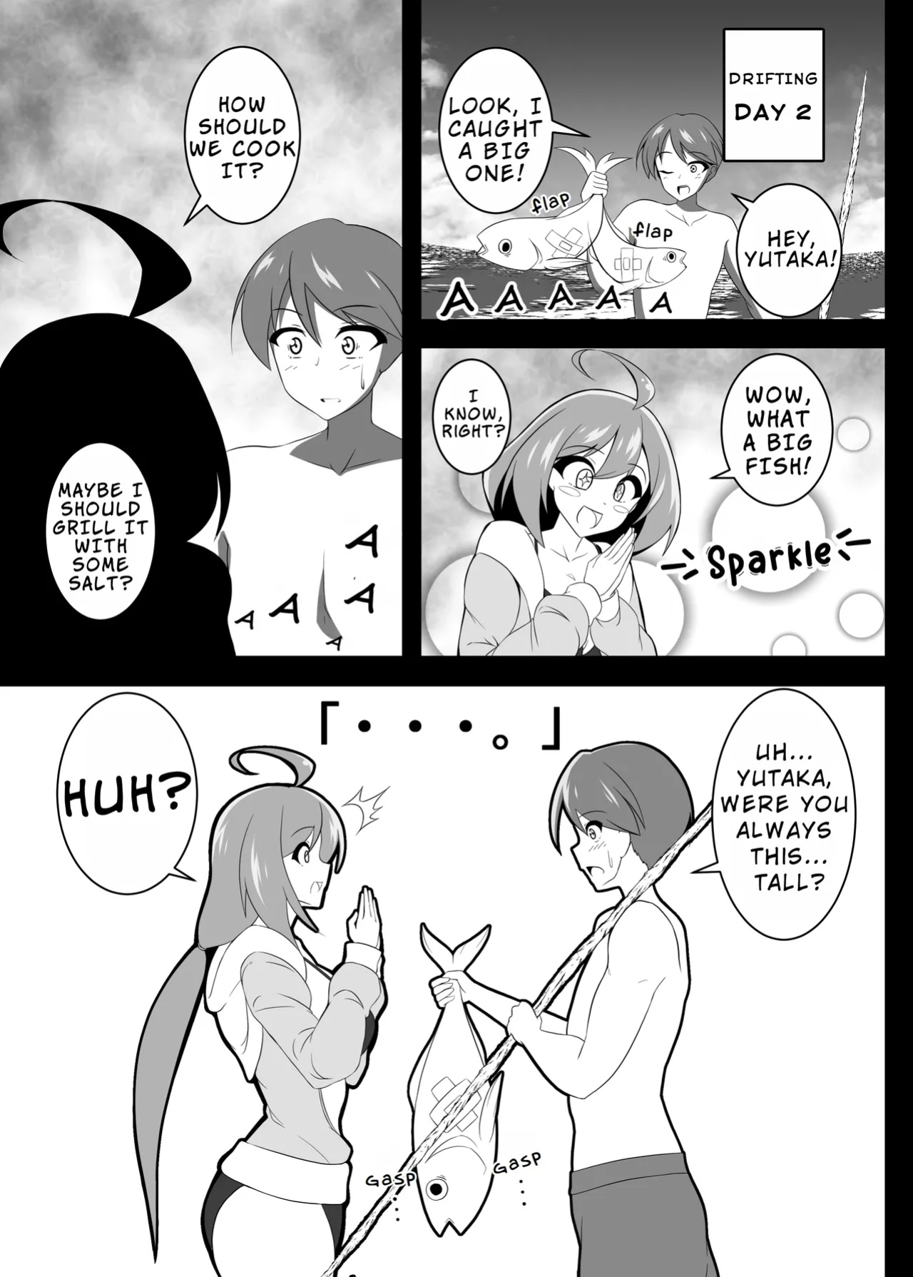 (C104) [Beast Mode (Toka, moralgear)] Yutaka na Mujintou Seichouki | Yutaka's Deserted Island Growth