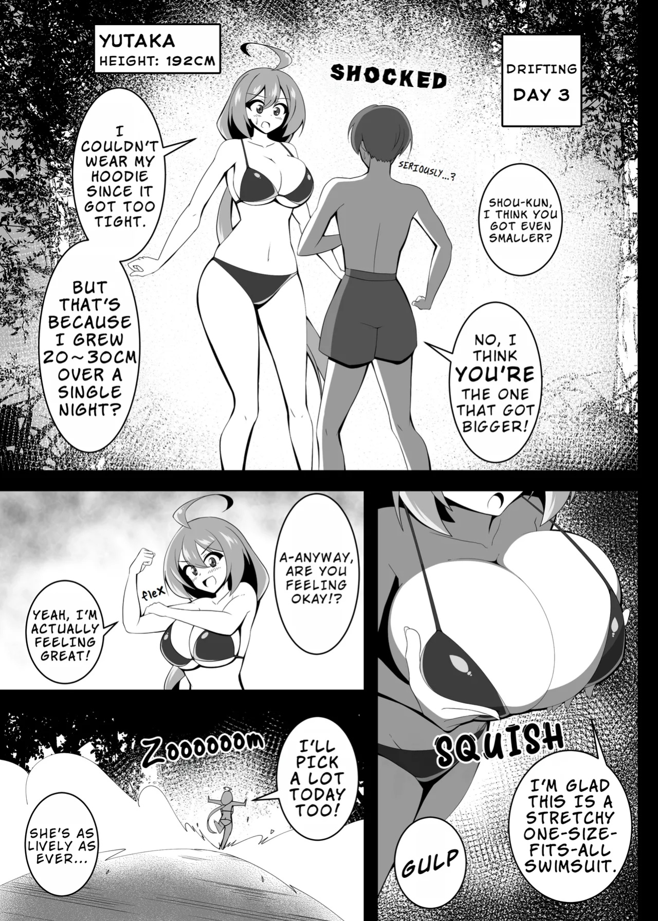 (C104) [Beast Mode (Toka, moralgear)] Yutaka na Mujintou Seichouki | Yutaka's Deserted Island Growth