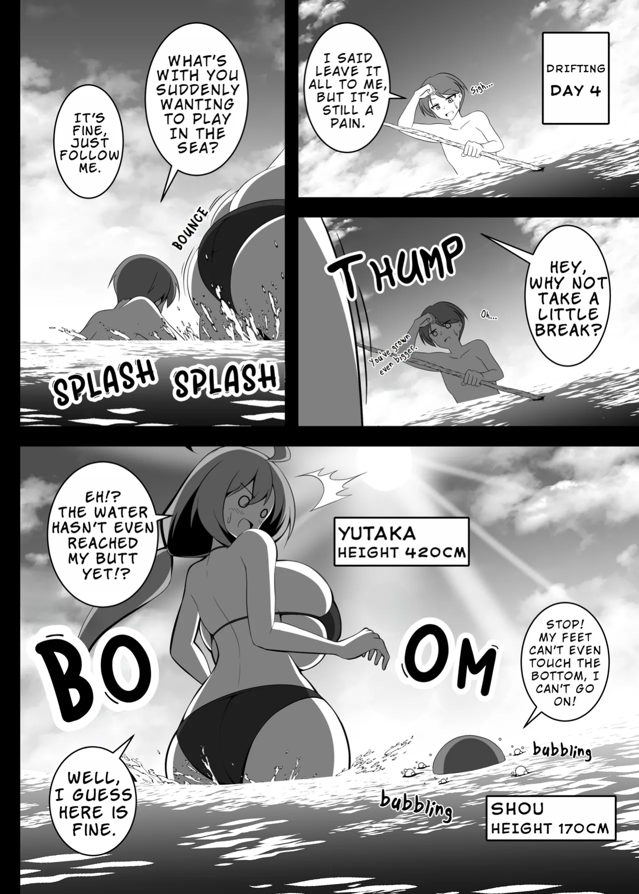 (C104) [Beast Mode (Toka, moralgear)] Yutaka na Mujintou Seichouki | Yutaka's Deserted Island Growth