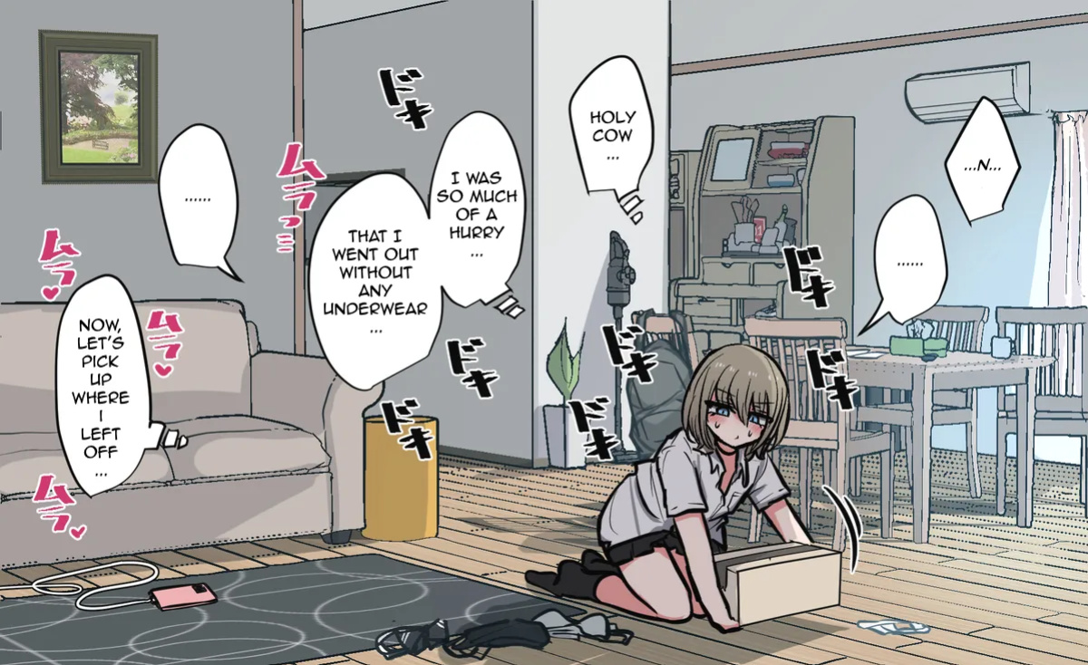 [torimogura] ribingu de kaihou onani-suru shinyu-chan | Best Friend-chan Masturbating Out in the Living Room