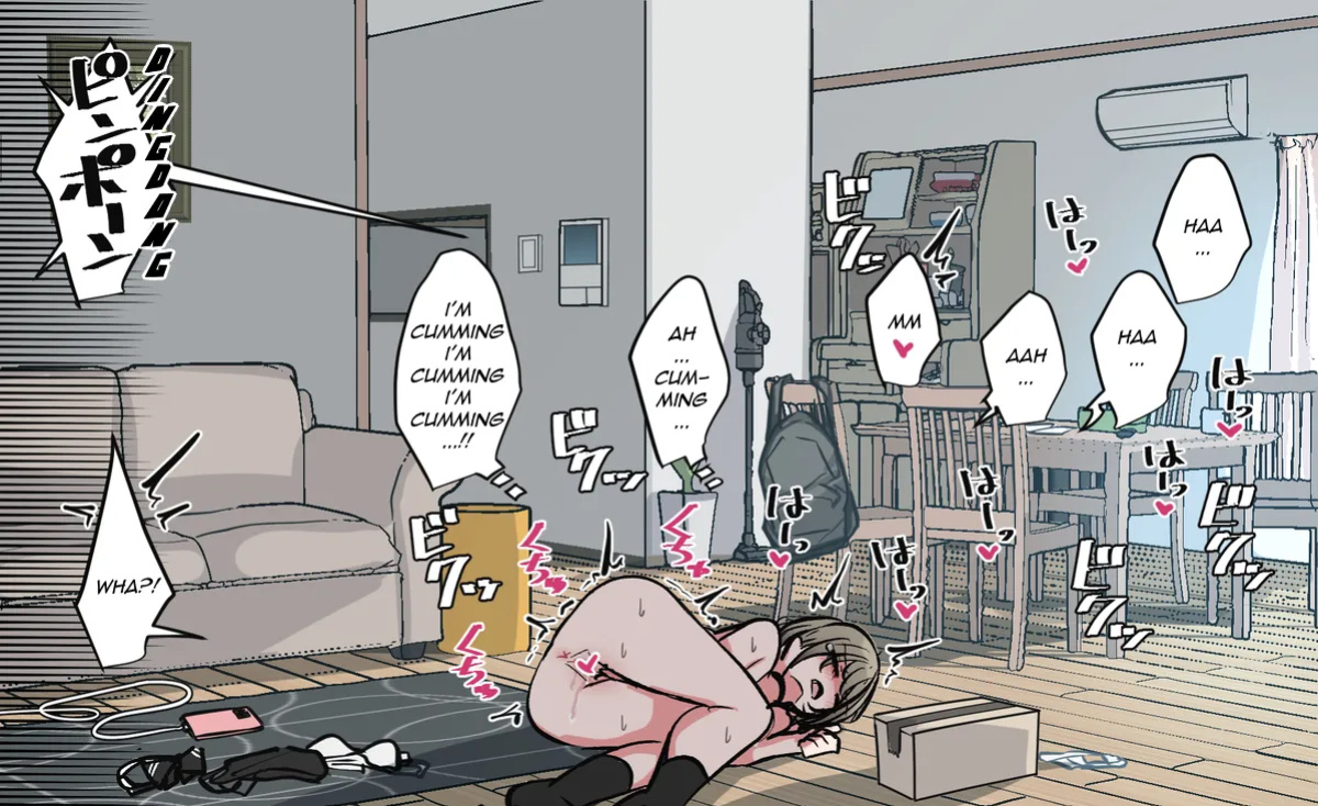 [torimogura] ribingu de kaihou onani-suru shinyu-chan | Best Friend-chan Masturbating Out in the Living Room