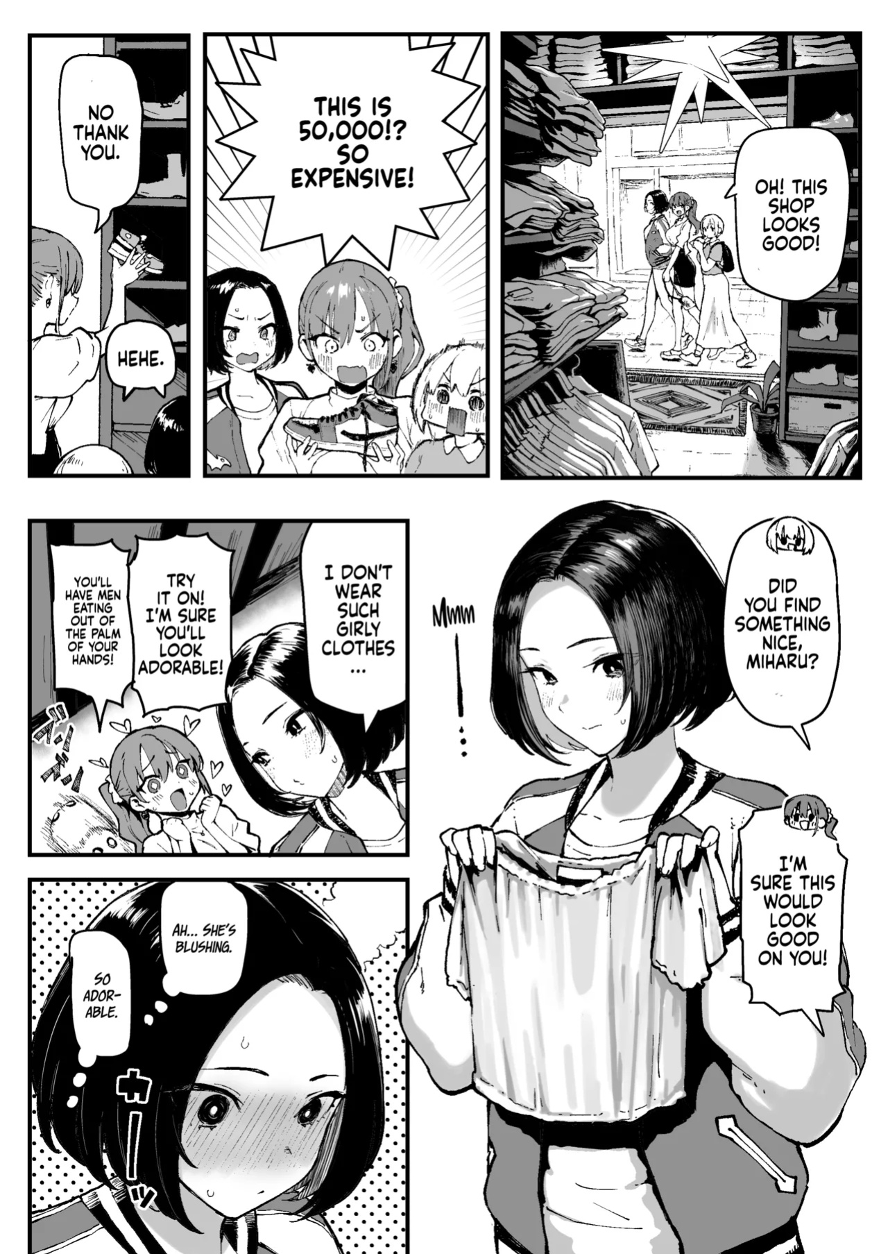 [Memeya (Meme50)] Miharu no Hajimete | Miharu's First Time [Coffedrug]