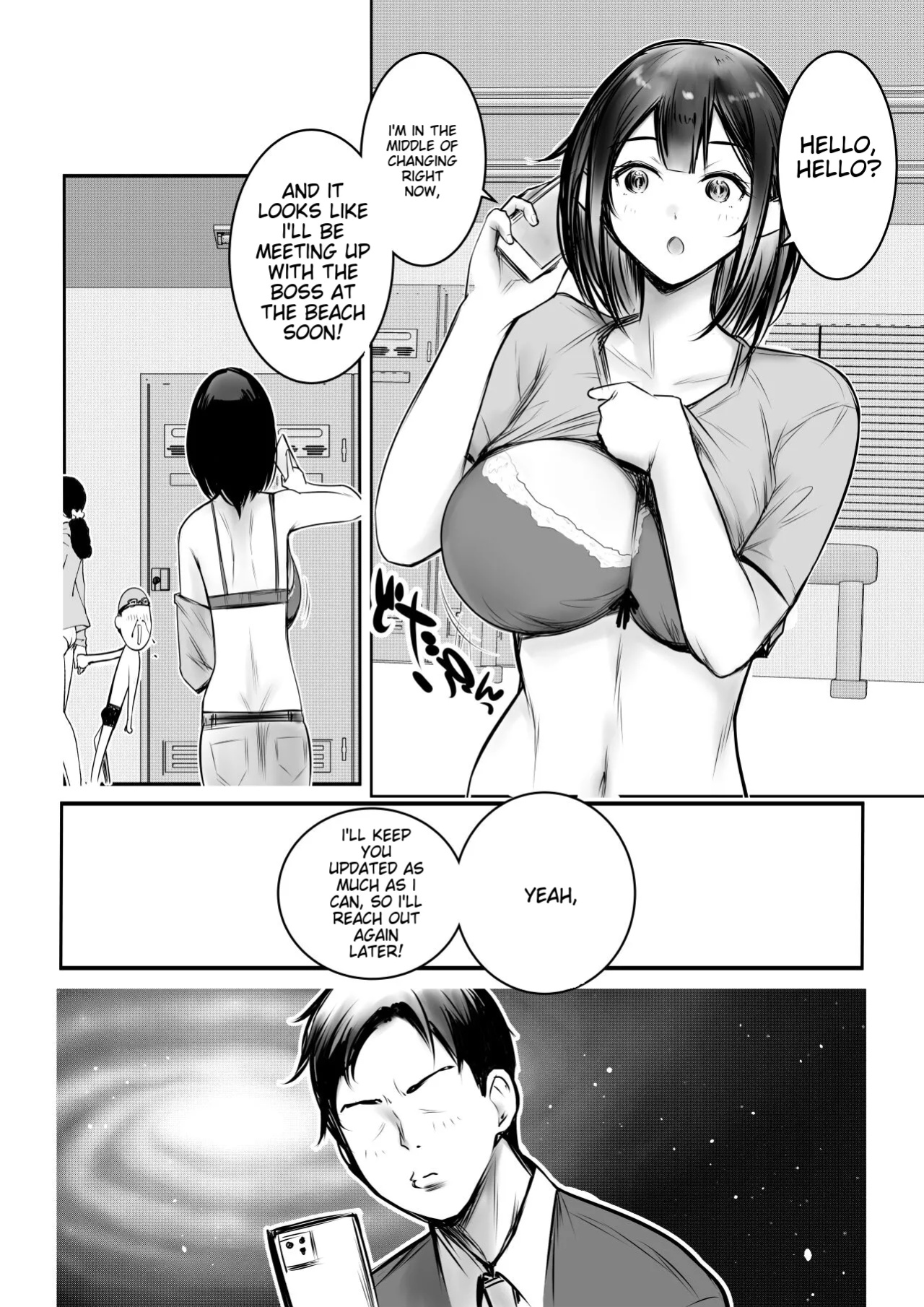 [Akireru Shoujo (Akire)] I Let My Big-Breasted High School Wife, Who Only Acts Sweet for Me, Be Embraced by Another Man 10 [Alyssaquenn]