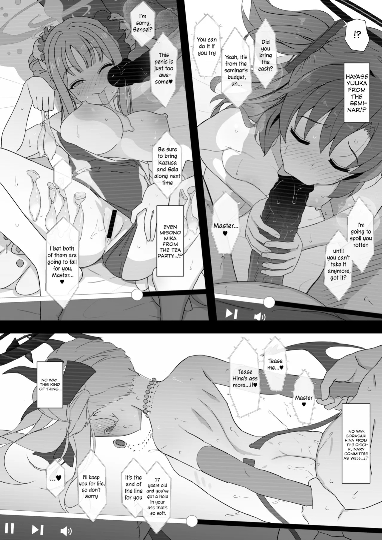 [Ijisura Cos (Saishow)] Wakamo to Zetsurin Chuunen Dansei Youmuin | Wakamo and the Incredibly Lively Middle-Aged Male Janitor (Blue Archive) [DKKMD Translations]