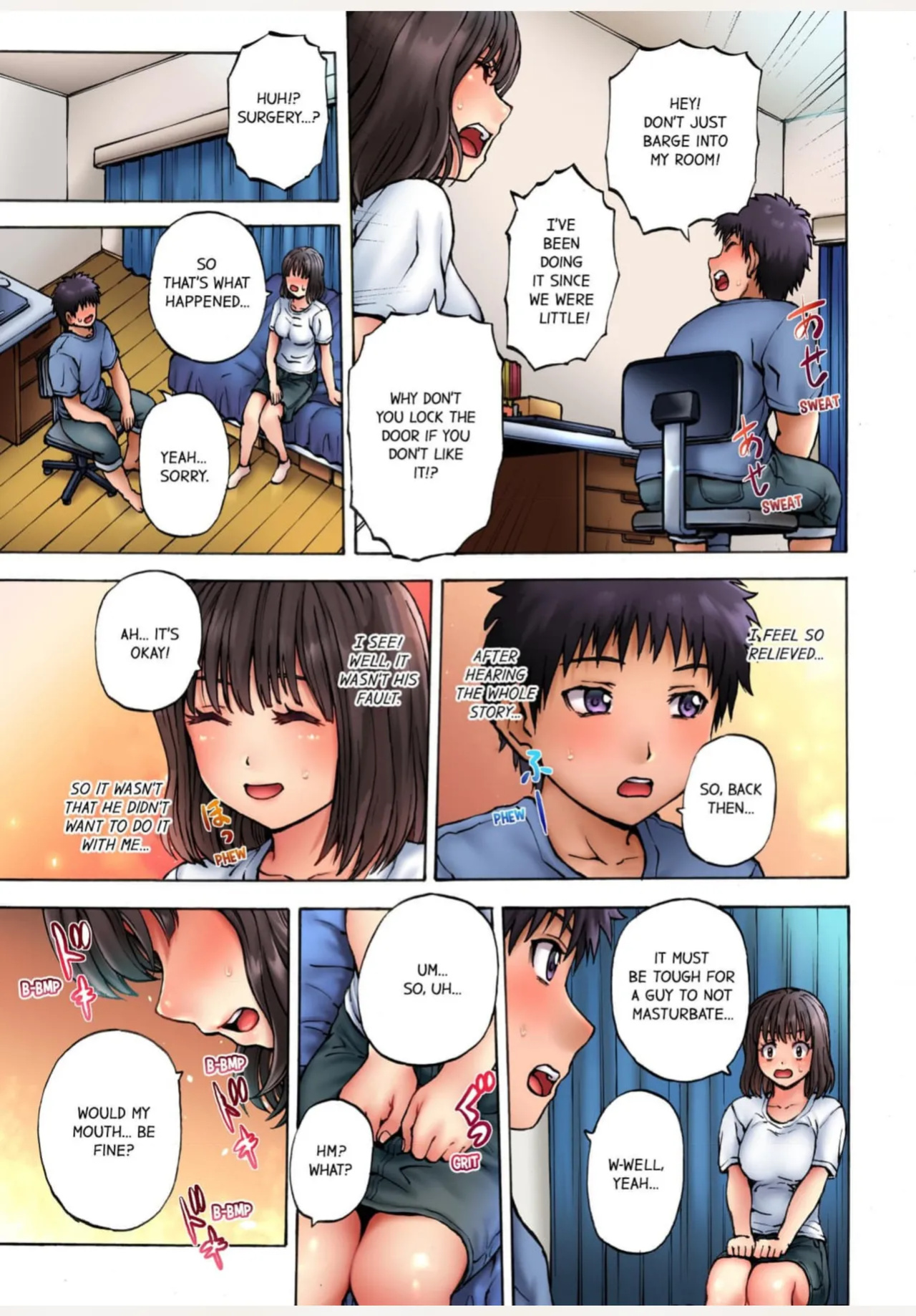 [Hirosan] Muke☆Chin ~Kaa-san no Naka de Honban Tokkun~ 1 | Sexy Time With My Stepmom 1