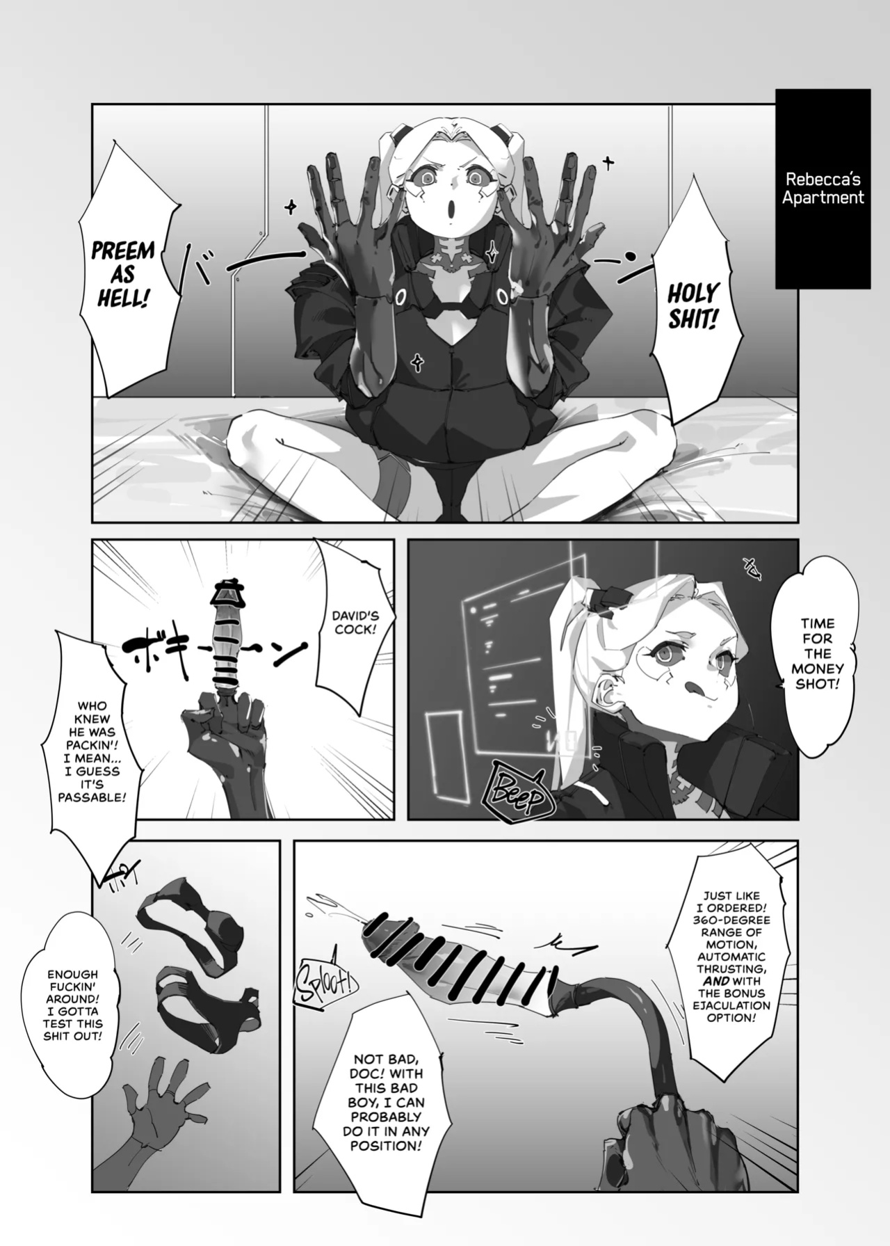 (C103) [Basashi Mori (Gouda)] REBECCA'S REGRET (Cyberpunk: Edgerunners) [head empty]