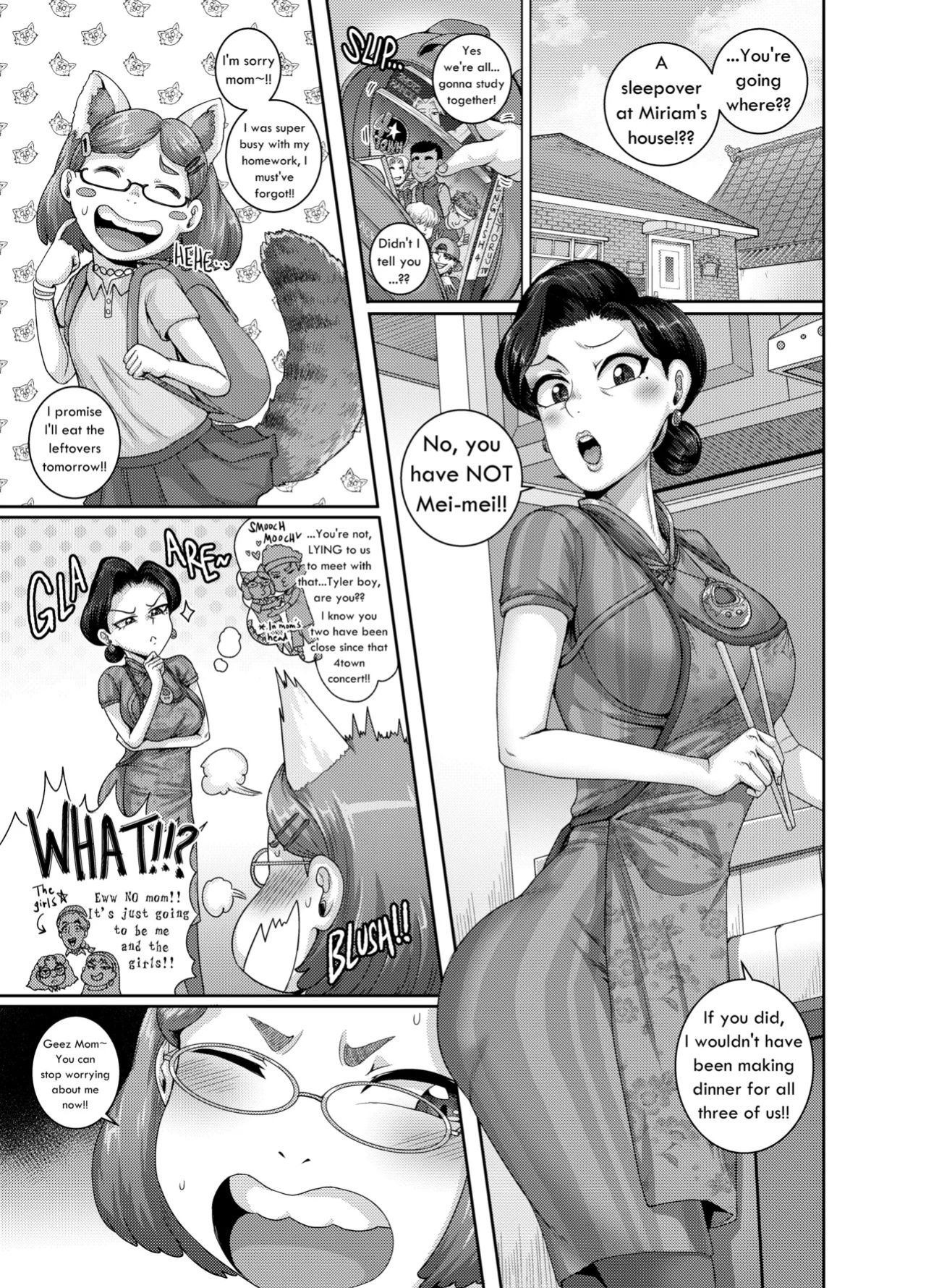 [Juicebox Koujou (Juna Juna Juice)] Tsuma wa Tokidoki Ecchi Panda | Mating with Red