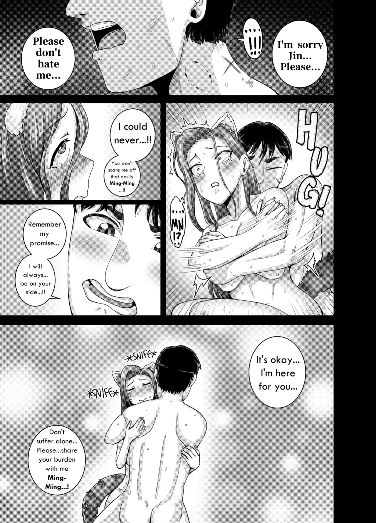 [Juicebox Koujou (Juna Juna Juice)] Tsuma wa Tokidoki Ecchi Panda | Mating with Red