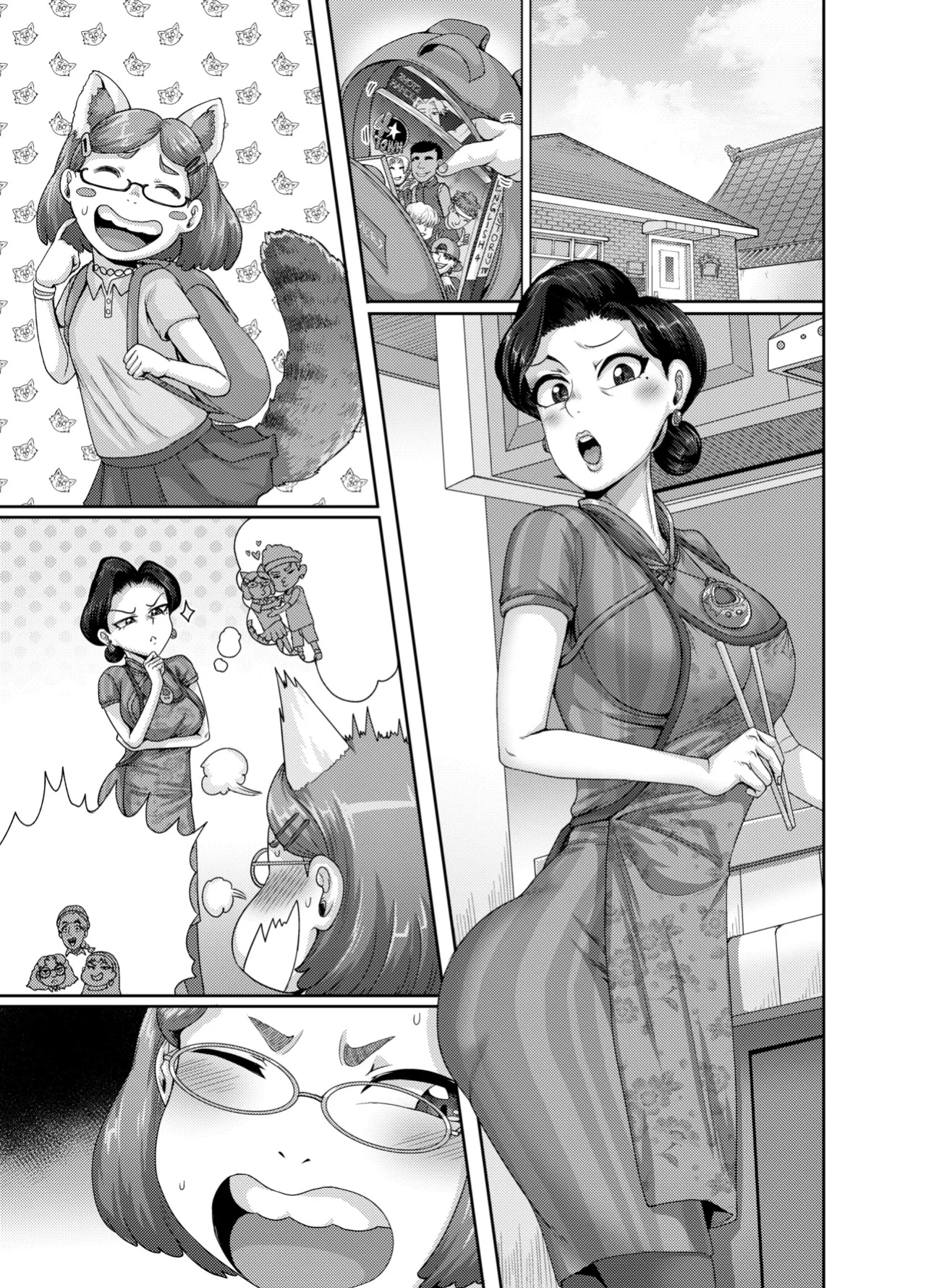 [Juicebox Koujou (Juna Juna Juice)] Tsuma wa Tokidoki Ecchi Panda | Mating with Red