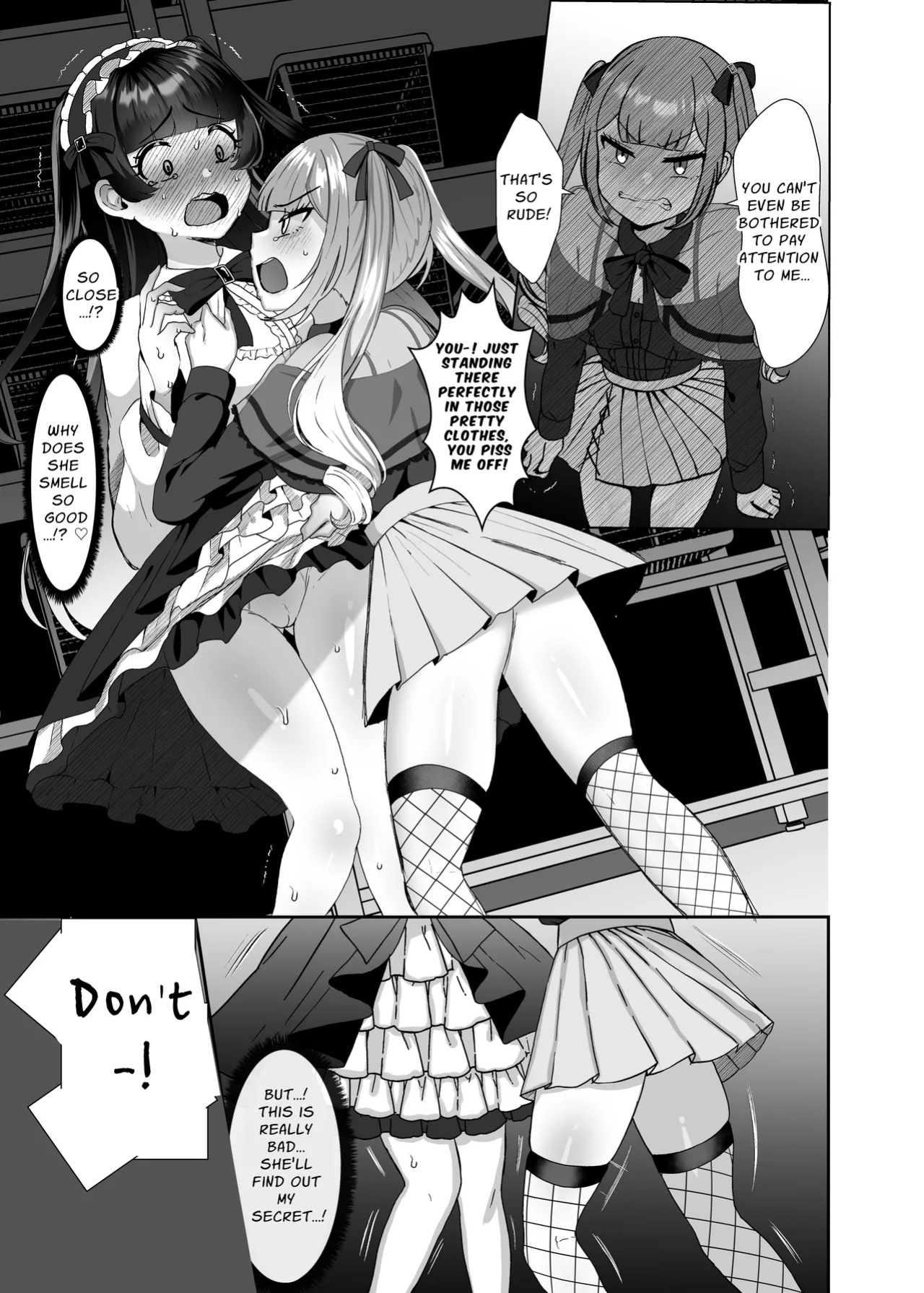 [LittlePencil (Emumiya Nyamu)] Futanari Lolita vs Jiraikei Mesugaki 〜Kiyowa na Futanari Joshi wo Odoshita hazu ga Gyaku ni Okasare chatta!〜 | Gothic Fashion Futanari vs Jirai-kei Style Provocateur ~Tables Turn on the Blackmailer~ [Penguin Piper]