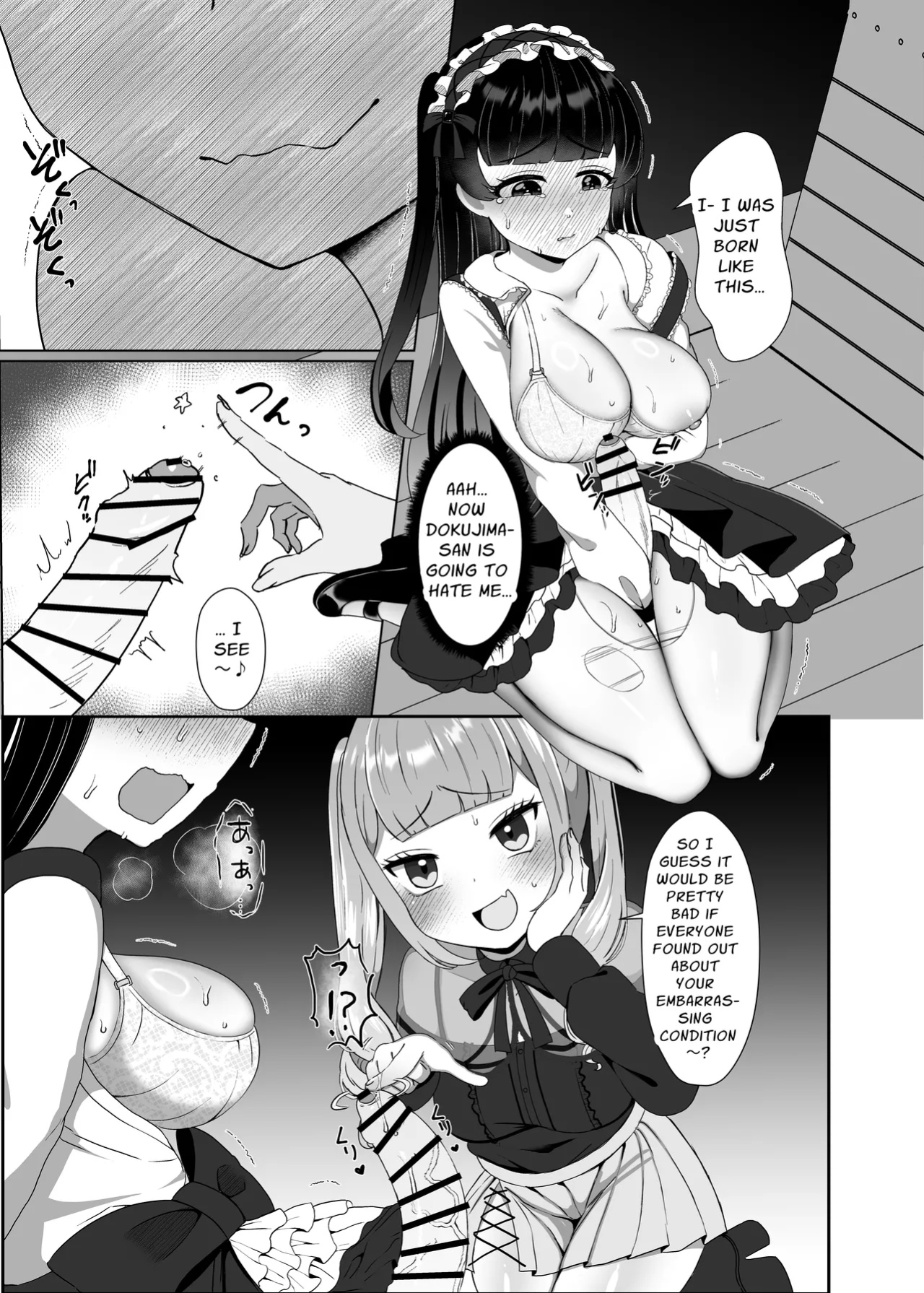 [LittlePencil (Emumiya Nyamu)] Futanari Lolita vs Jiraikei Mesugaki 〜Kiyowa na Futanari Joshi wo Odoshita hazu ga Gyaku ni Okasare chatta!〜 | Gothic Fashion Futanari vs Jirai-kei Style Provocateur ~Tables Turn on the Blackmailer~ [Penguin Piper]