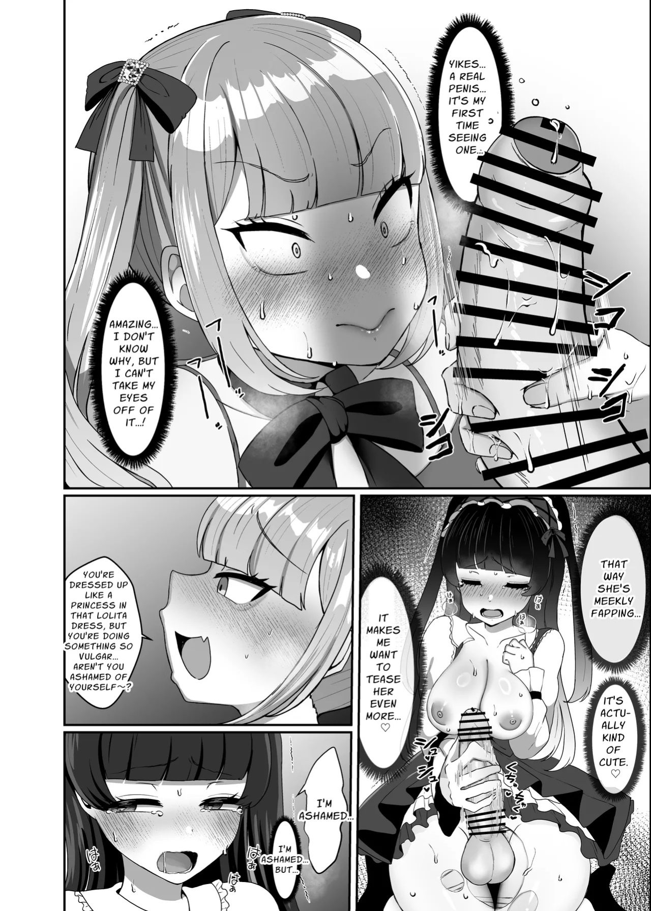 [LittlePencil (Emumiya Nyamu)] Futanari Lolita vs Jiraikei Mesugaki 〜Kiyowa na Futanari Joshi wo Odoshita hazu ga Gyaku ni Okasare chatta!〜 | Gothic Fashion Futanari vs Jirai-kei Style Provocateur ~Tables Turn on the Blackmailer~ [Penguin Piper]
