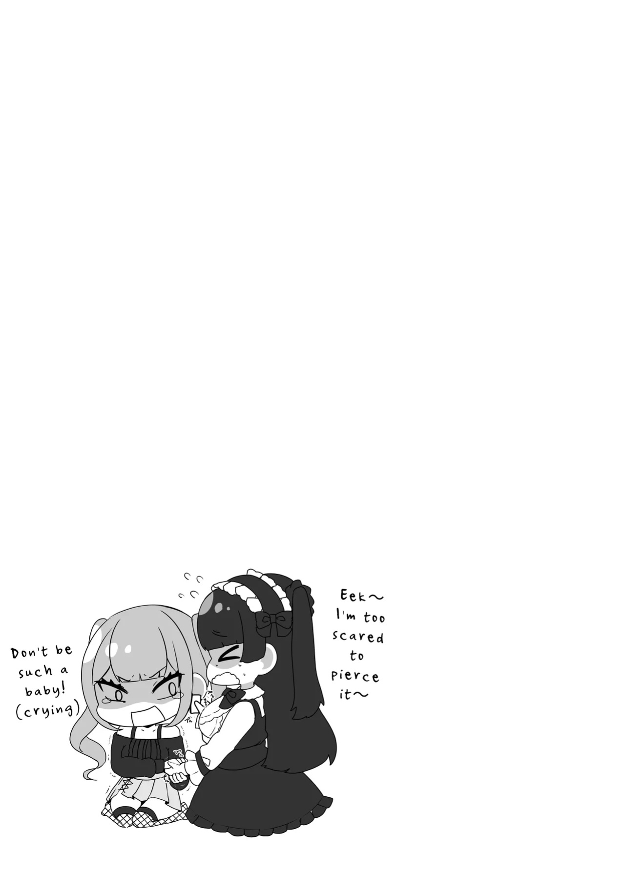 [LittlePencil (Emumiya Nyamu)] Futanari Lolita vs Jiraikei Mesugaki 〜Kiyowa na Futanari Joshi wo Odoshita hazu ga Gyaku ni Okasare chatta!〜 | Gothic Fashion Futanari vs Jirai-kei Style Provocateur ~Tables Turn on the Blackmailer~ [Penguin Piper]