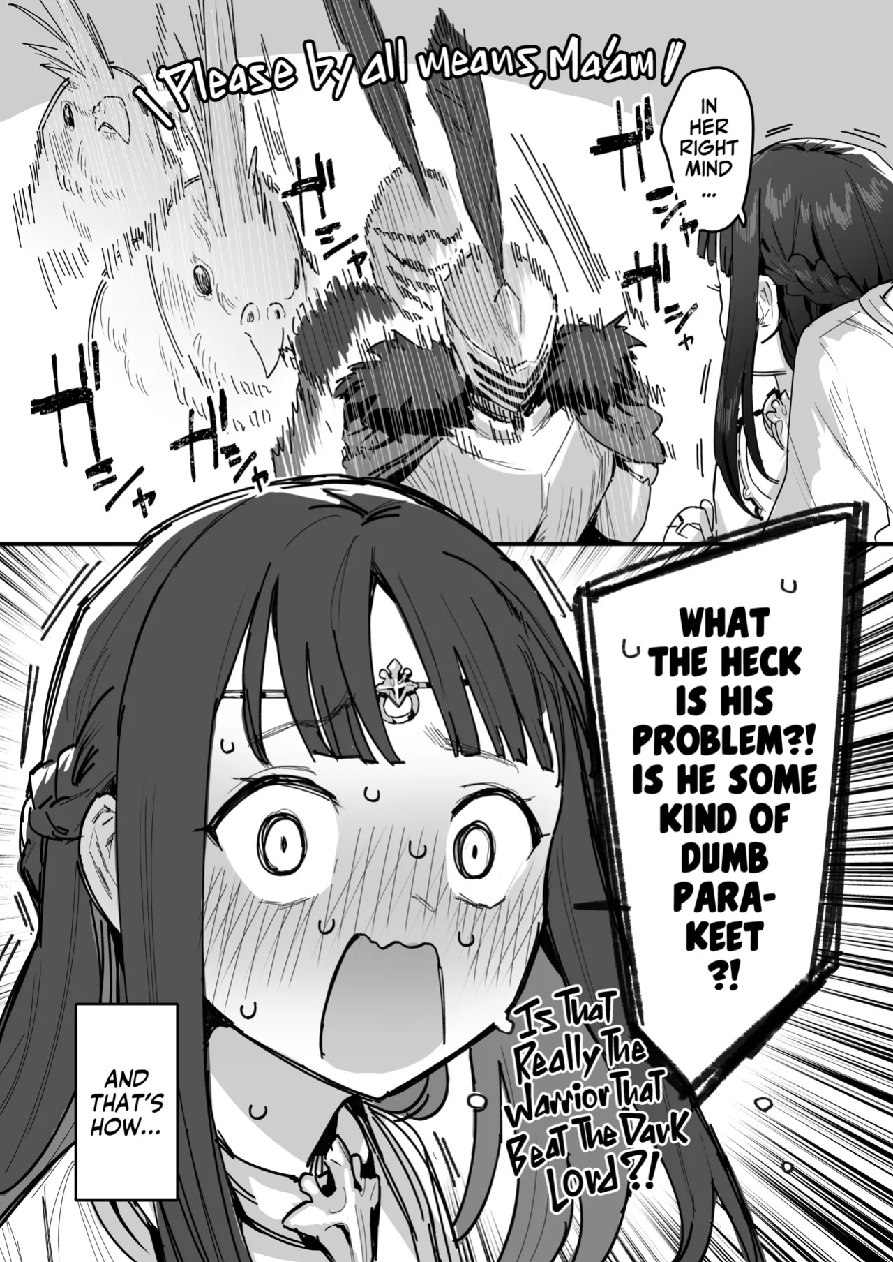 [ie Kenkyuushitsu (ie)] Yuusha to Hime to Okaa-sama!? | Princess & Queen Double Whopper?! + Omake [Team Rabu2]