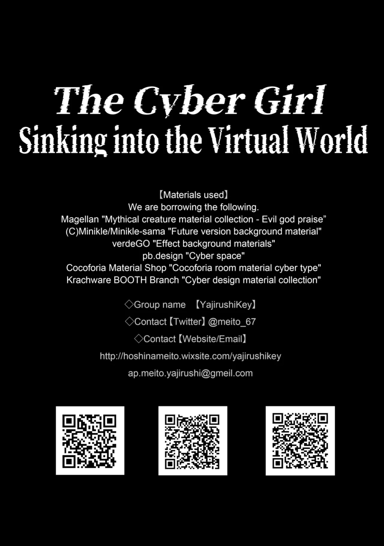 [YajirushiKey (Meito Hoshina)] The Cyber Girl Sinking into the Virtual World