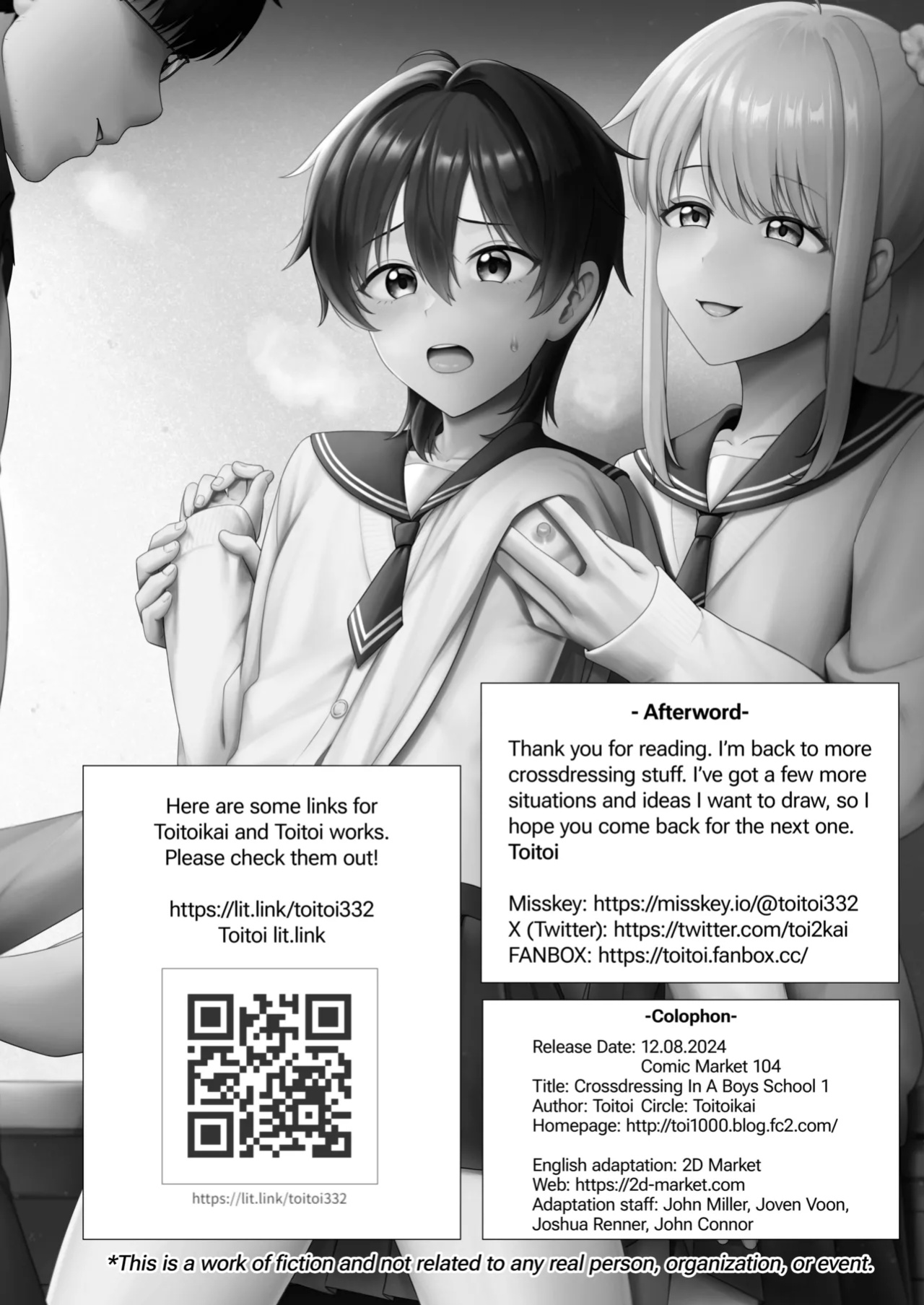[Toitoikai (Toitoi)] Crossdressing in a Boys School 1