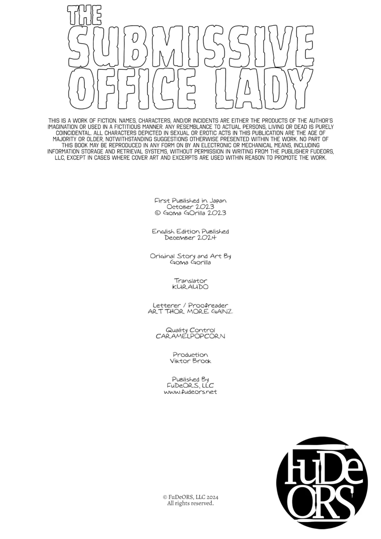 [Goma Gorilla] The Submissive Office Lady [FuDeORS]