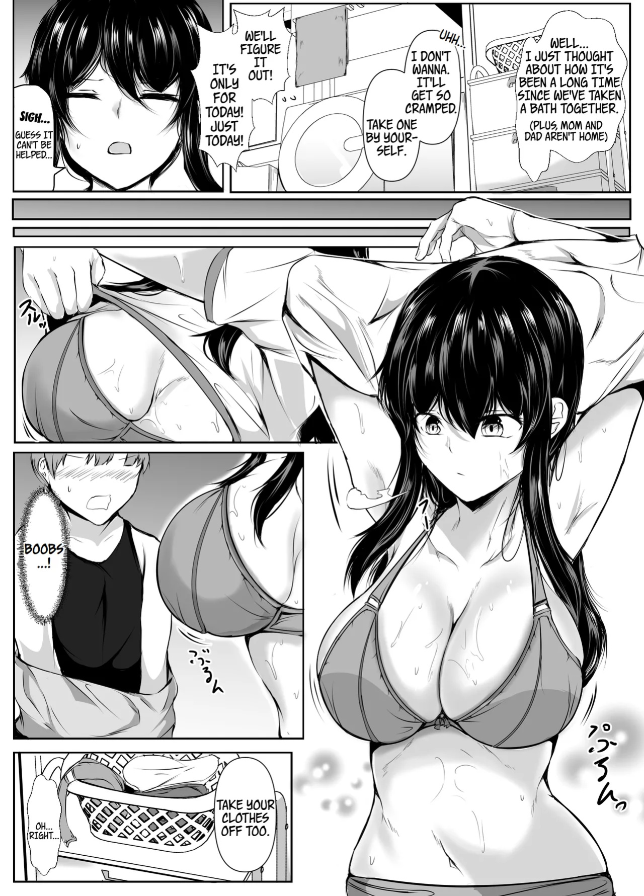[Ishi Kenpi (Issi-13)] Dosakusanimagirete Oshi ni Yowai Ane to o Furo Haitta Kekka | What Happened When I Joined My Big Sister in the Bath, Who's a Bit of a Pushover in the Heat of the Moment... [WayVZ]