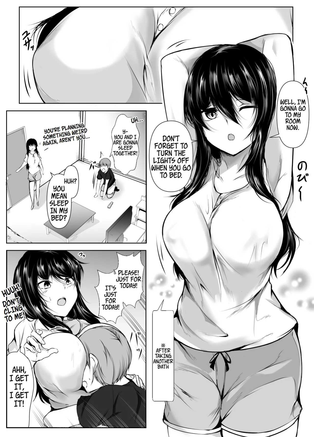 [Ishi Kenpi (Issi-13)] Dosakusanimagirete Oshi ni Yowai Ane to o Furo Haitta Kekka | What Happened When I Joined My Big Sister in the Bath, Who's a Bit of a Pushover in the Heat of the Moment... [WayVZ]
