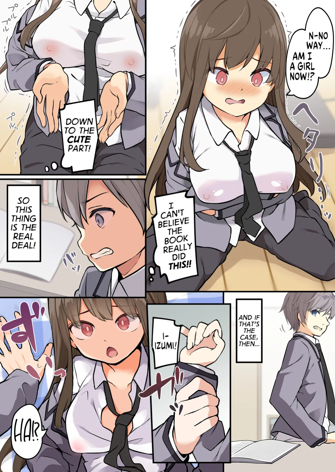 [TSF Mousou Chikusekijo (Siina Yuuki)] Yuujin o Ore no koto ga Daisuki na Onna no Ko ni Kaihen shitara Yandere-ka shite Ore Made Onna no Ko ni sareta Ken | How I was Turned Into a Girl by a Friend Whom I turned into a Chick Who's Madly in [GTF]