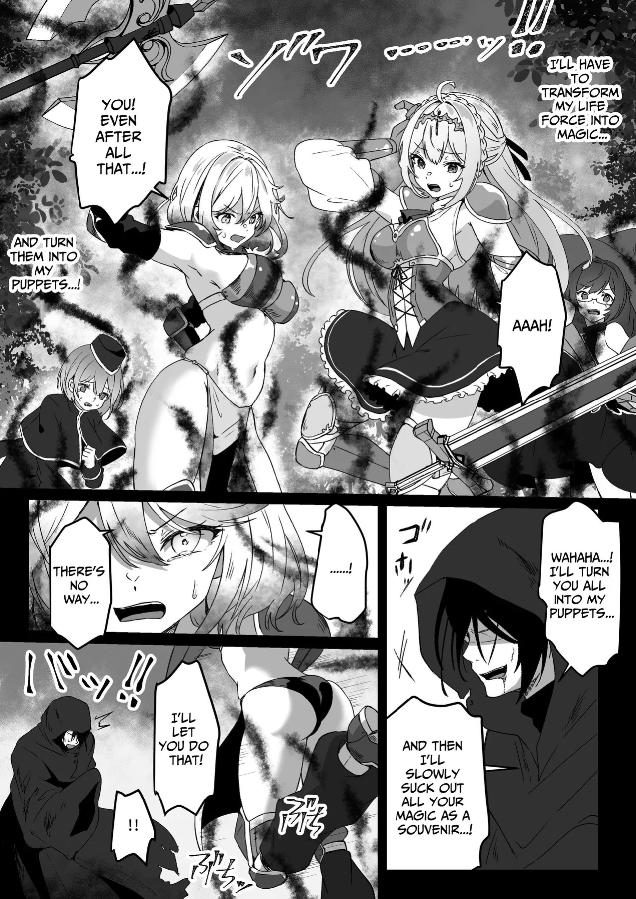 [Yumemi Dream Land (Yumemi Gachi)] Isekai kara Tensei shita Ore wa Yami no Chikara de Yuusha Party ni Fukushuu suru -Onna Senshi Hen- | [ENG Ver.] After Isekai Reincarnating, I Use Dark Powers To Get Revenge On The Hero Party ~Warrioress~ [Kamijoan]