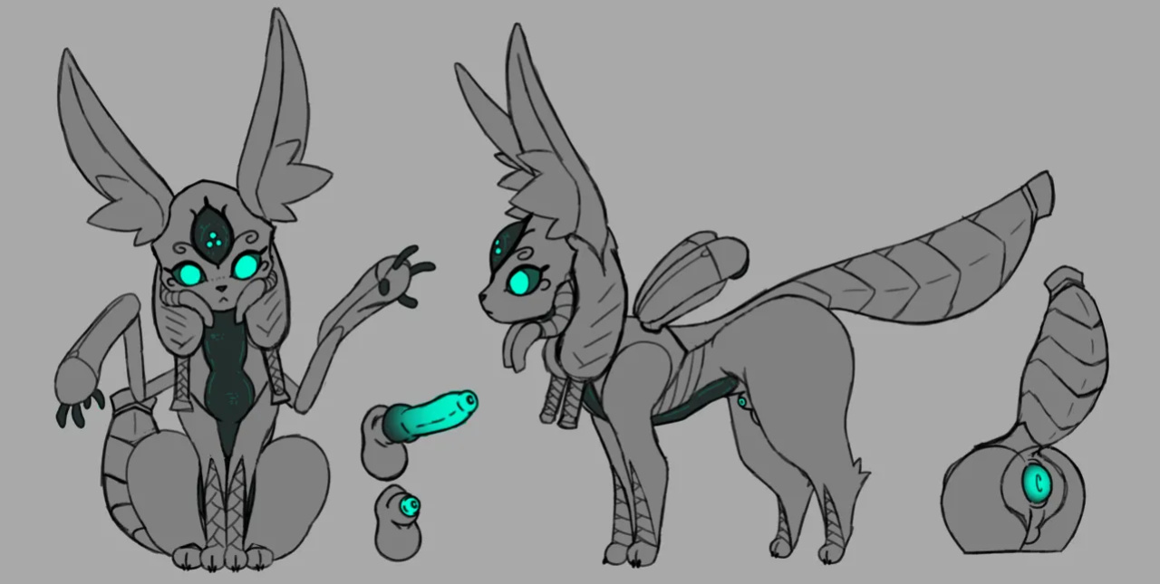 [FiftyfifthFleet] Nyru the Robot Alien Femboy