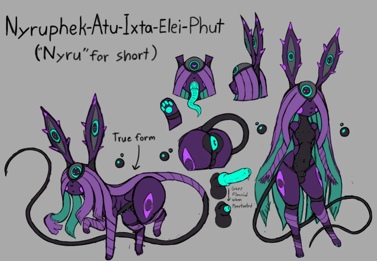[FiftyfifthFleet] Nyru the Robot Alien Femboy