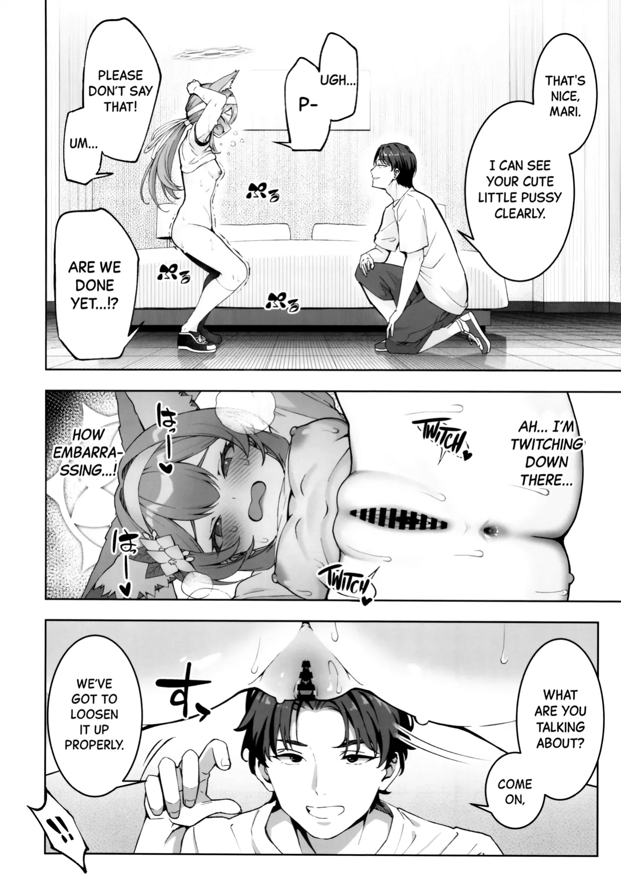 (C104) [Izumiya (Mikoma Sanagi)] Iochi Mari wa Furachi na Mari | Iochi Mari being a Naughty Mari (Blue Archive)[Black Grimoires]