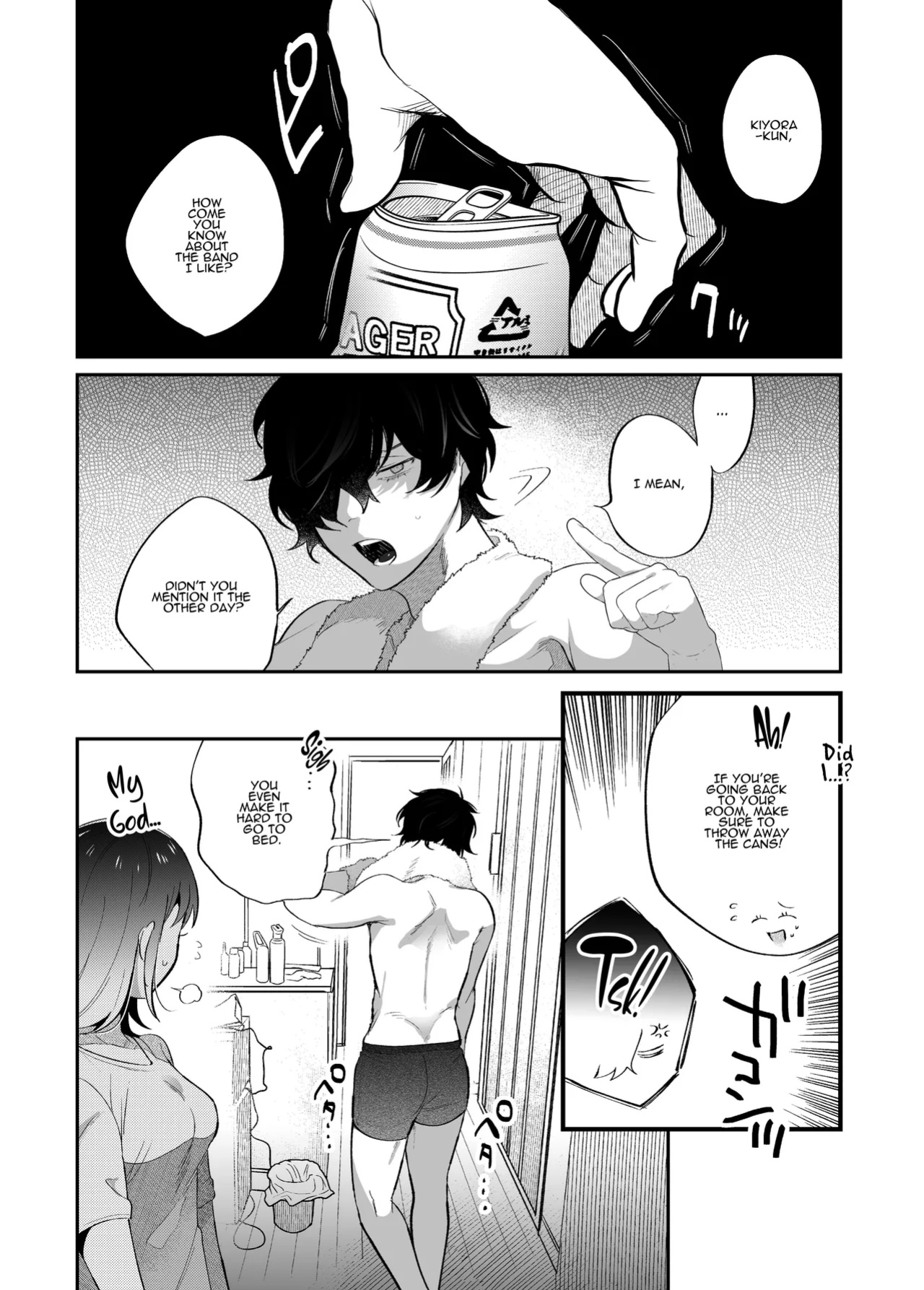 [SOUMUNCHI (Gurida Soumu)] Sleepwalk Sex with your Crazy Stepbrother [Manga Ver.][ADTL]