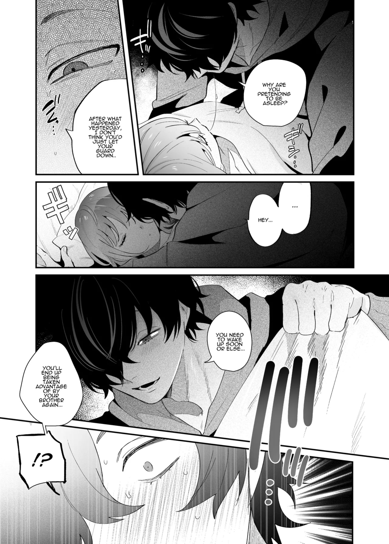 [SOUMUNCHI (Gurida Soumu)] Sleepwalk Sex with your Crazy Stepbrother [Manga Ver.][ADTL]