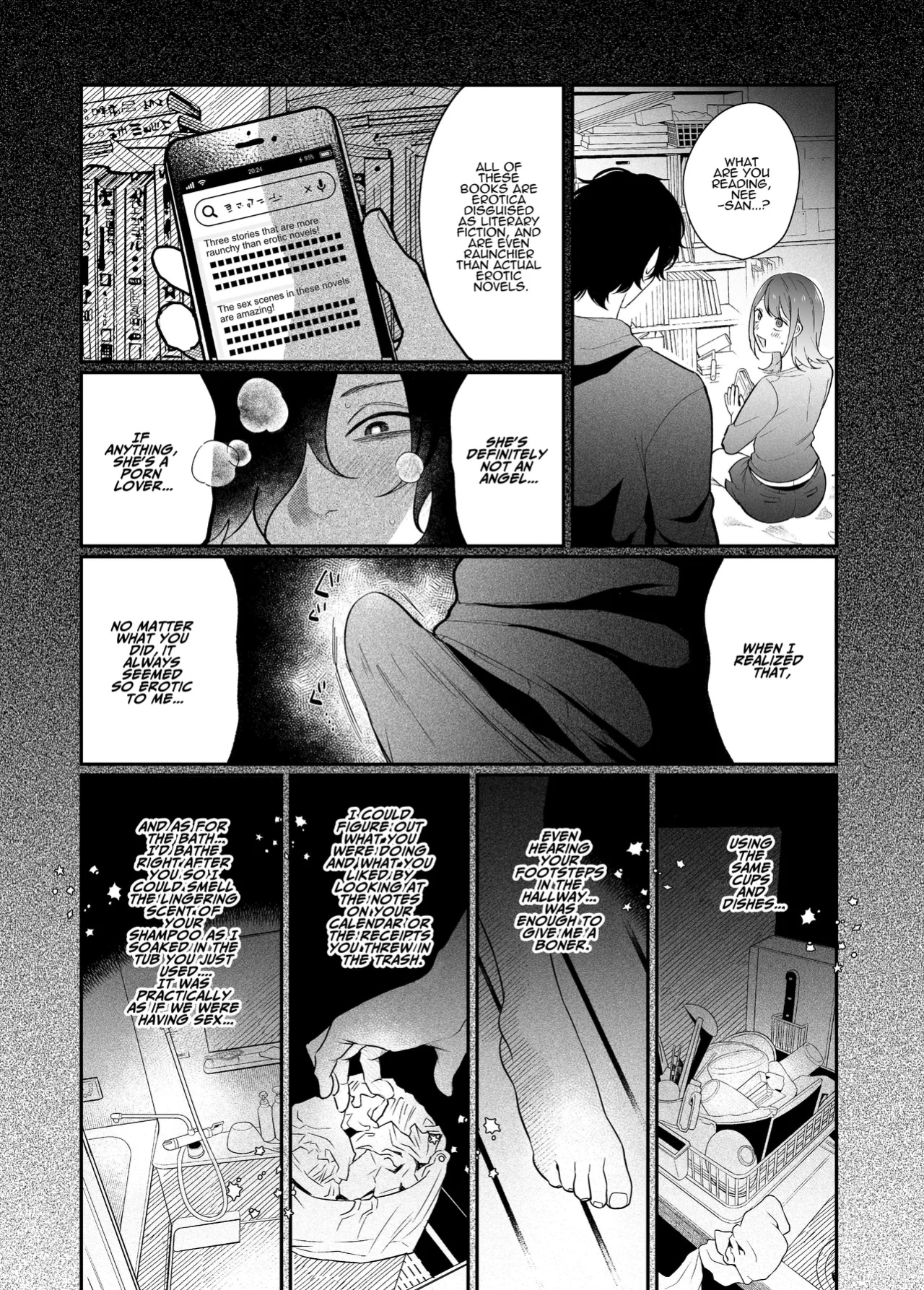 [SOUMUNCHI (Gurida Soumu)] Sleepwalk Sex with your Crazy Stepbrother [Manga Ver.][ADTL]