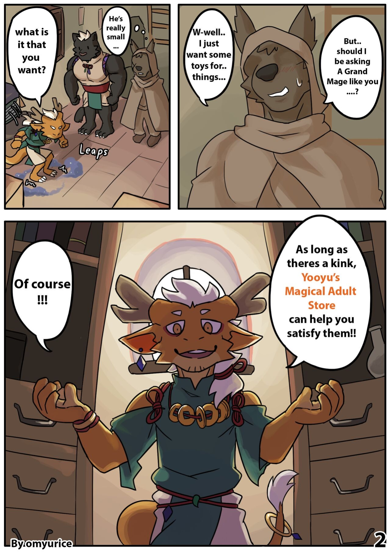 [Omyurice] Yooyu’s Magical Adult Store 1-4 [Eng]