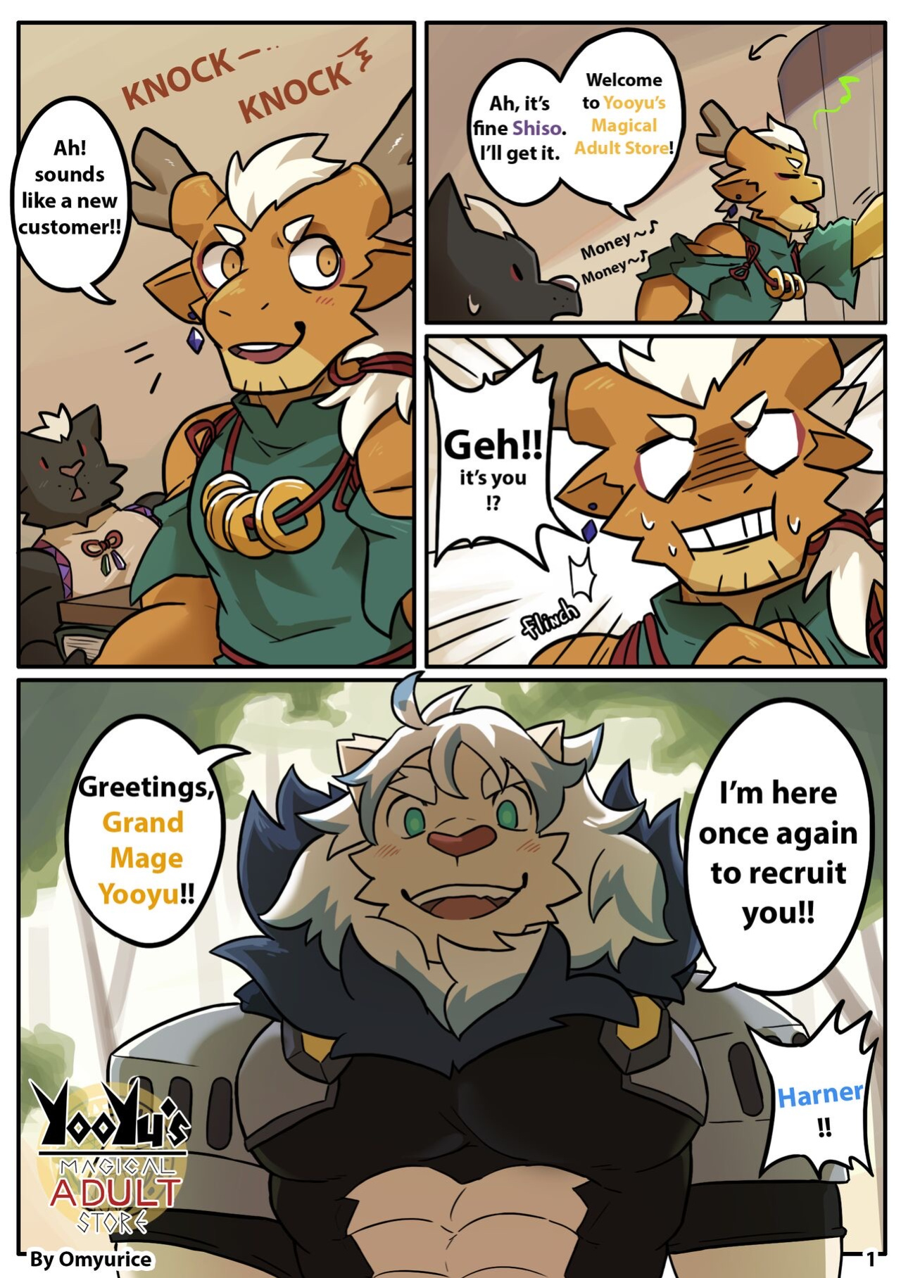 [Omyurice] Yooyu’s Magical Adult Store 1-4 [Eng]