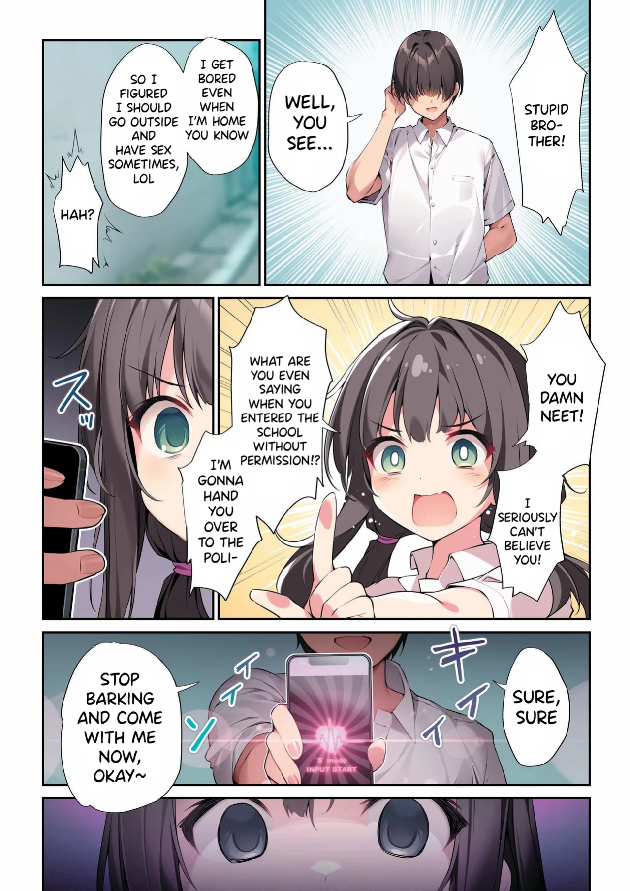 [KAROMIX (karory)] Imouto to (Saimin de) Ichaicha Suru Hon 3 | A Book about using Hypno to Fuck my Little Sister 3 [Entropy]