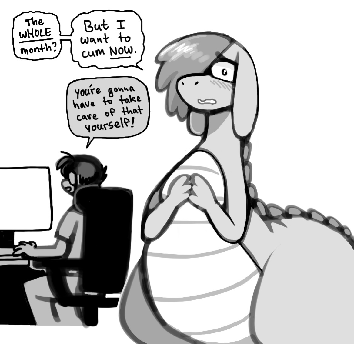 [Shyguy9] Ginger's No Nut November + Destroy Dick December (W/ Extras) (Completed)