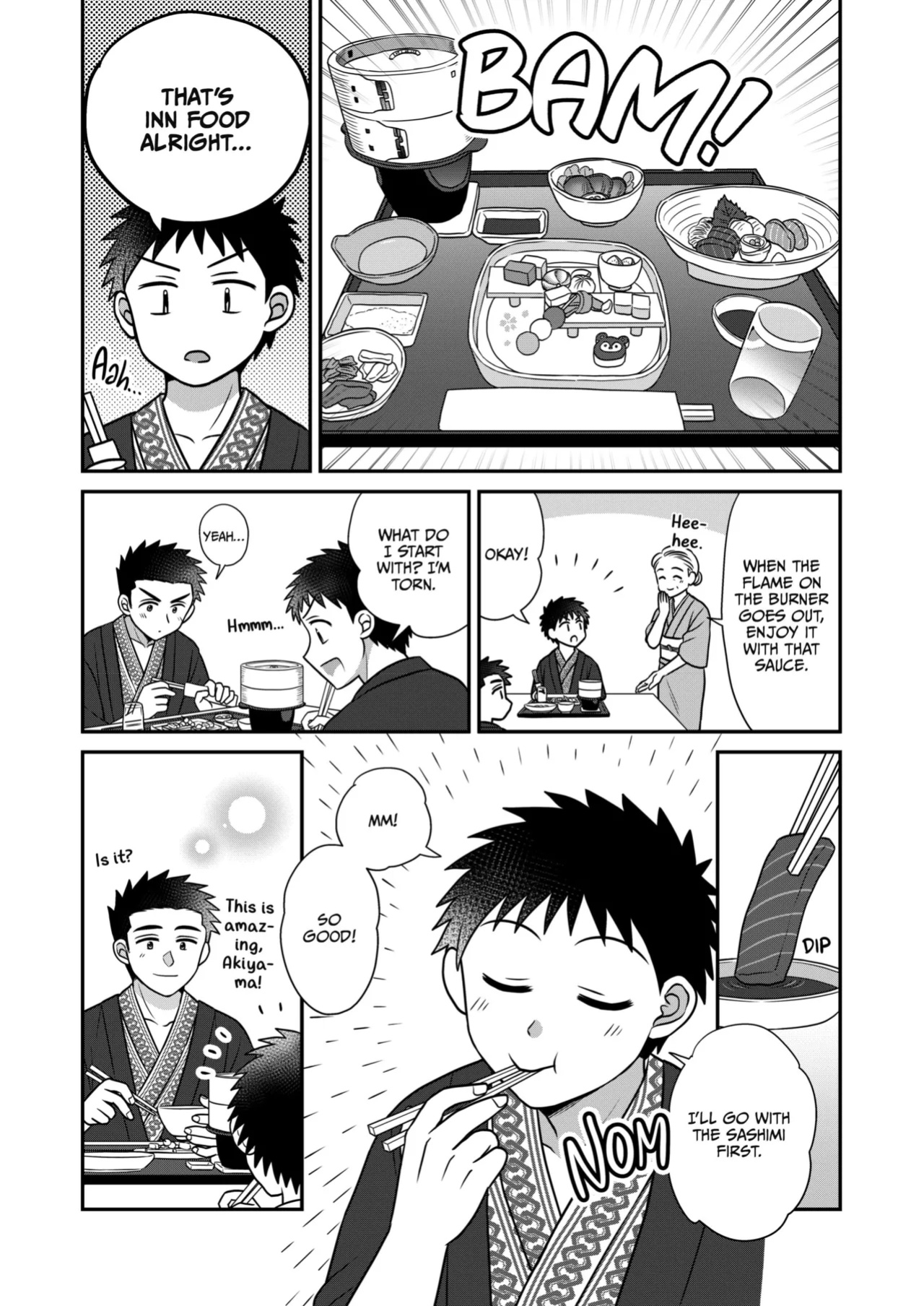 [Suita Kobara ni Choudo Ii (ichi)] Hayatochiri BL - Sakuramau Onsen Ryokoy no Hanashi