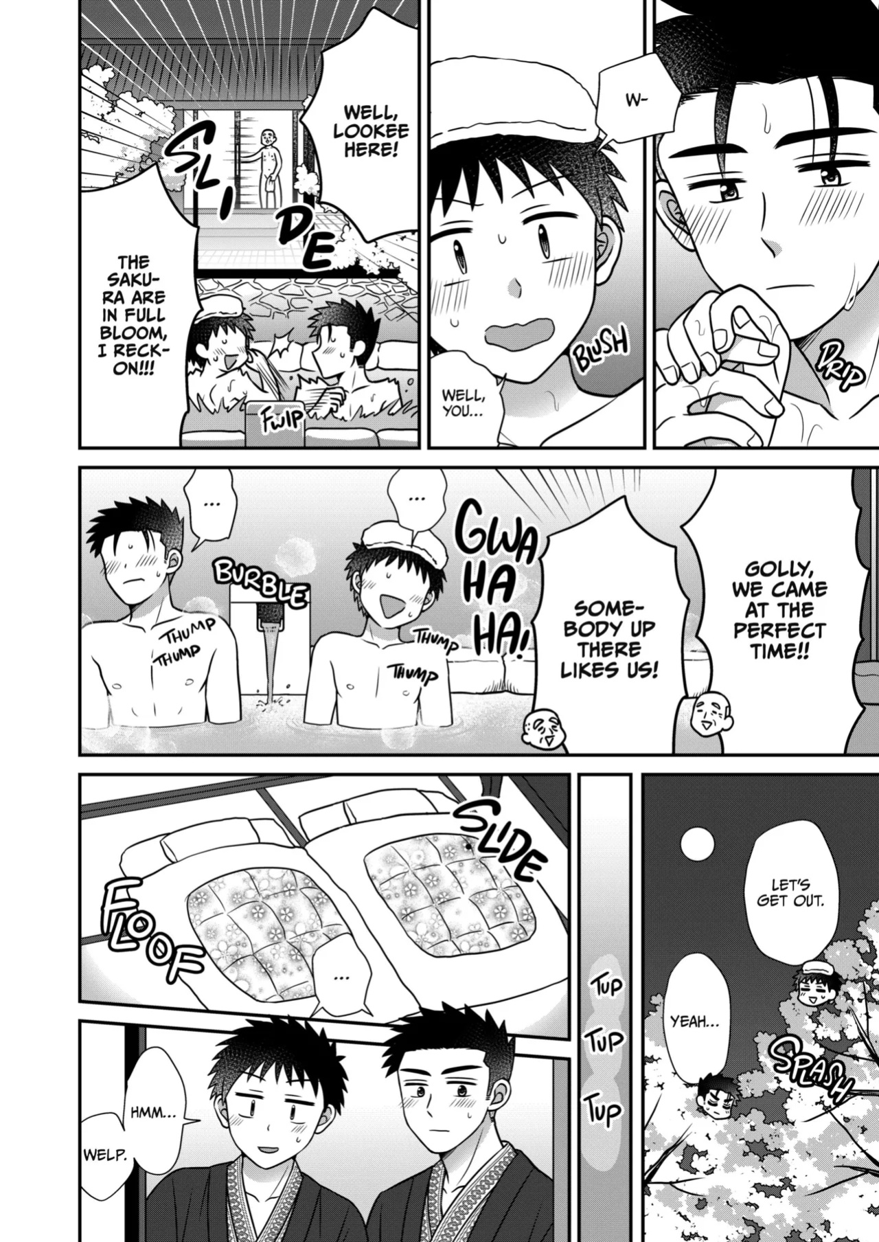 [Suita Kobara ni Choudo Ii (ichi)] Hayatochiri BL - Sakuramau Onsen Ryokoy no Hanashi