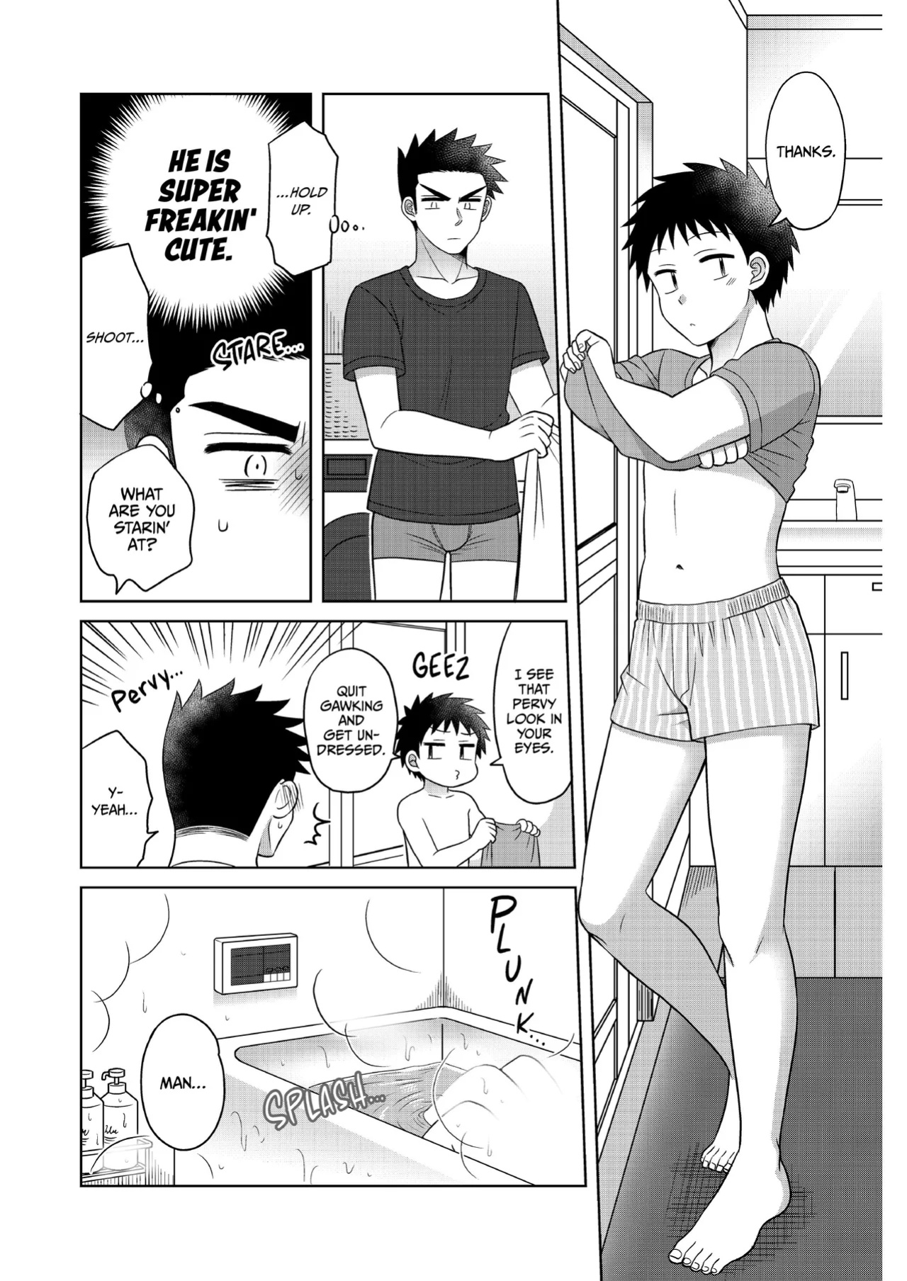 [Suita Kobara ni Choudo Ii (ichi)] Hayatochiri BL - Ame no Hi ni Otomari Suru Hanashi