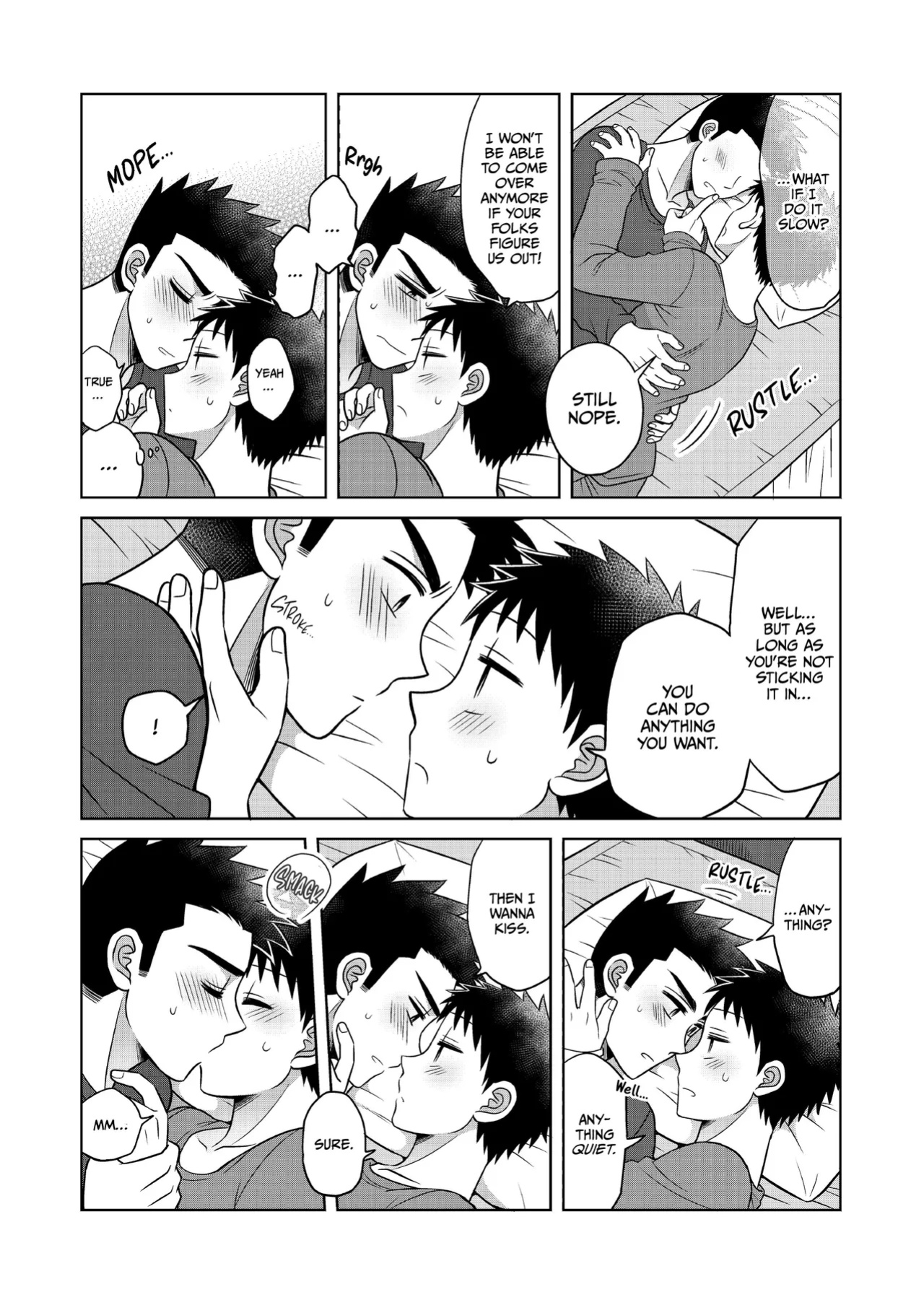 [Suita Kobara ni Choudo Ii (ichi)] Hayatochiri BL - Ame no Hi ni Otomari Suru Hanashi