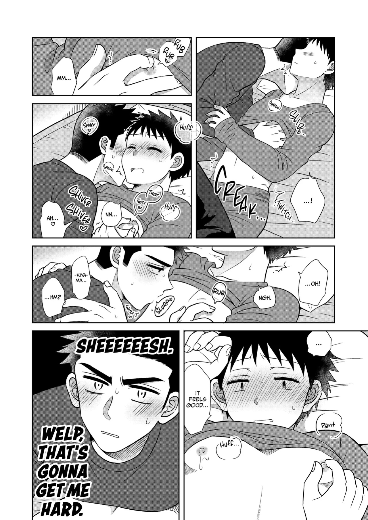 [Suita Kobara ni Choudo Ii (ichi)] Hayatochiri BL - Ame no Hi ni Otomari Suru Hanashi