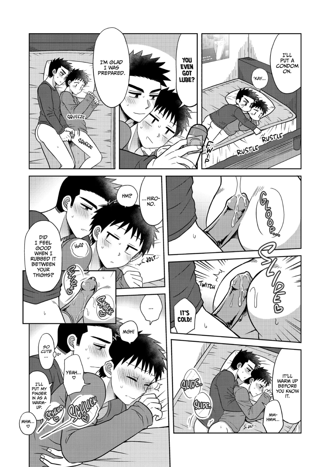 [Suita Kobara ni Choudo Ii (ichi)] Hayatochiri BL - Ame no Hi ni Otomari Suru Hanashi