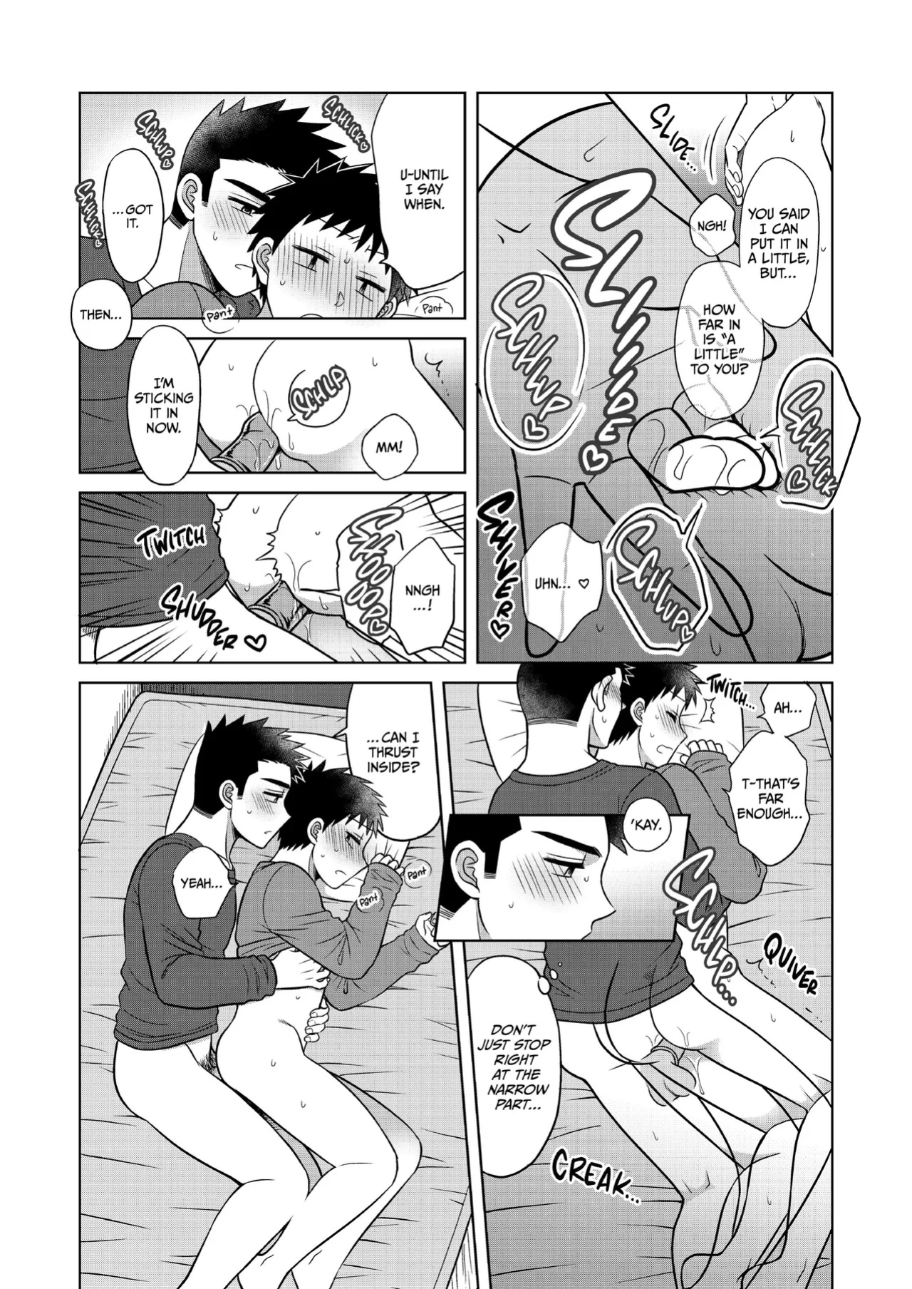 [Suita Kobara ni Choudo Ii (ichi)] Hayatochiri BL - Ame no Hi ni Otomari Suru Hanashi