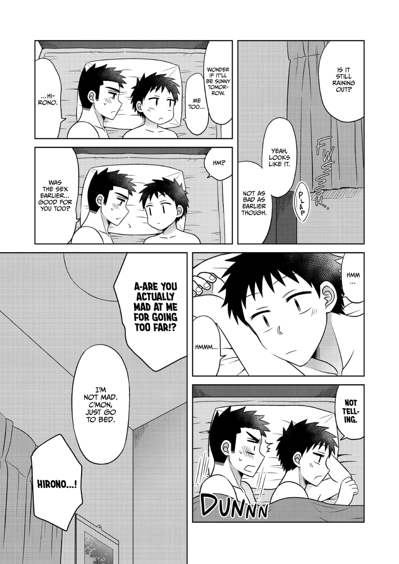 [Suita Kobara ni Choudo Ii (ichi)] Hayatochiri BL - Ame no Hi ni Otomari Suru Hanashi