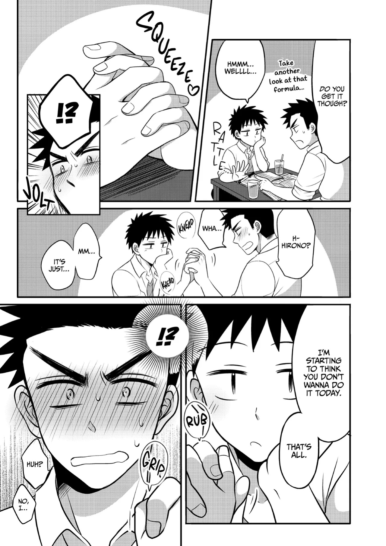 [Suita Kobara ni Choudo Ii (ichi)] Hayatochiri BL - Test Benkyou ga Susumanai Hanashi