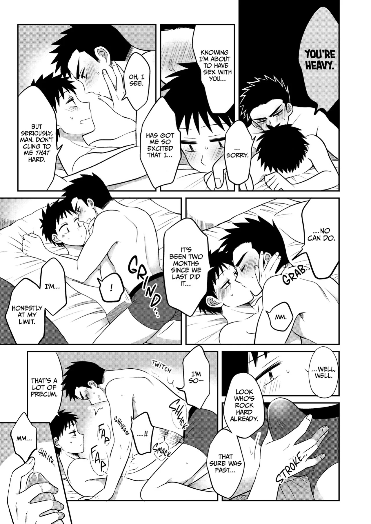 [Suita Kobara ni Choudo Ii (ichi)] Hayatochiri BL - Test Benkyou ga Susumanai Hanashi