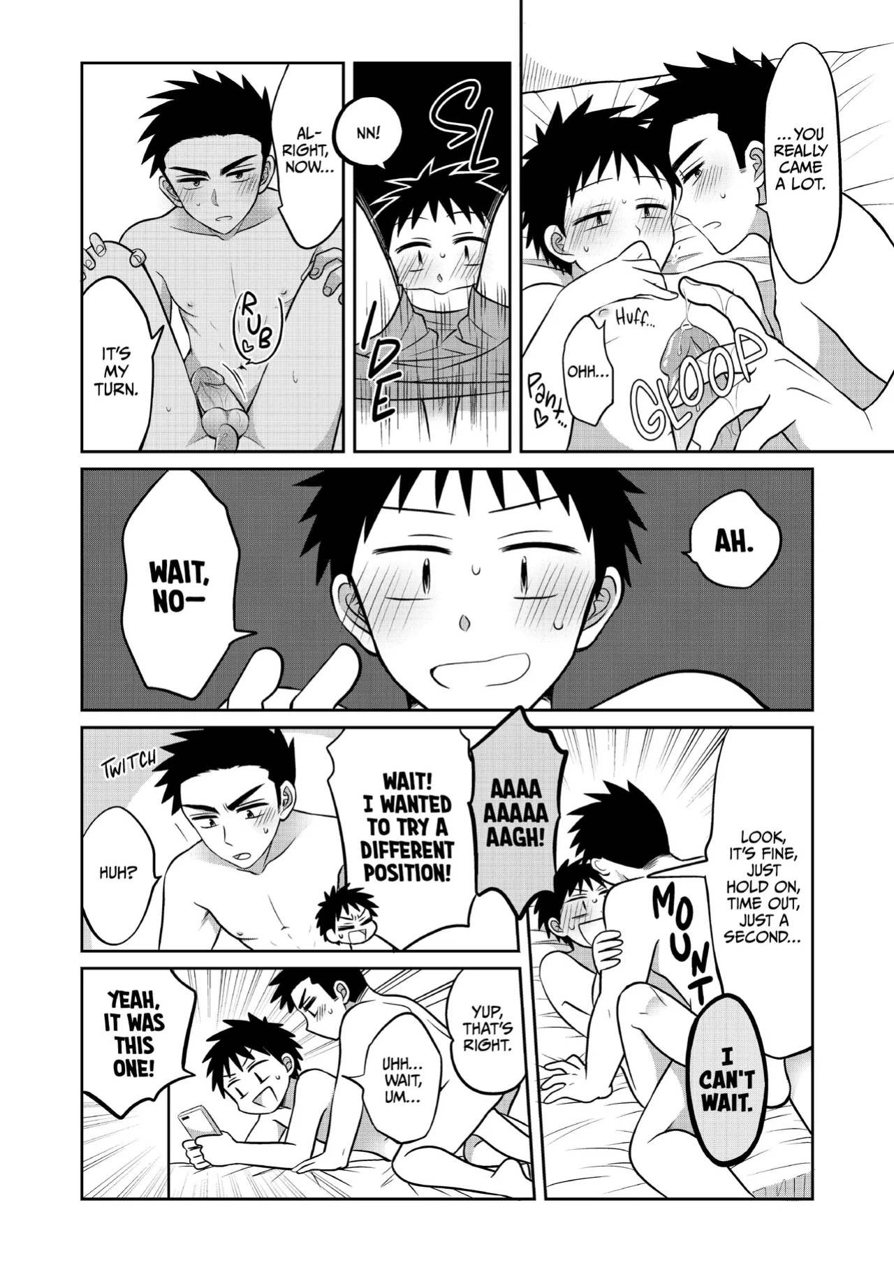 [Suita Kobara ni Choudo Ii (ichi)] Hayatochiri BL - Test Benkyou ga Susumanai Hanashi
