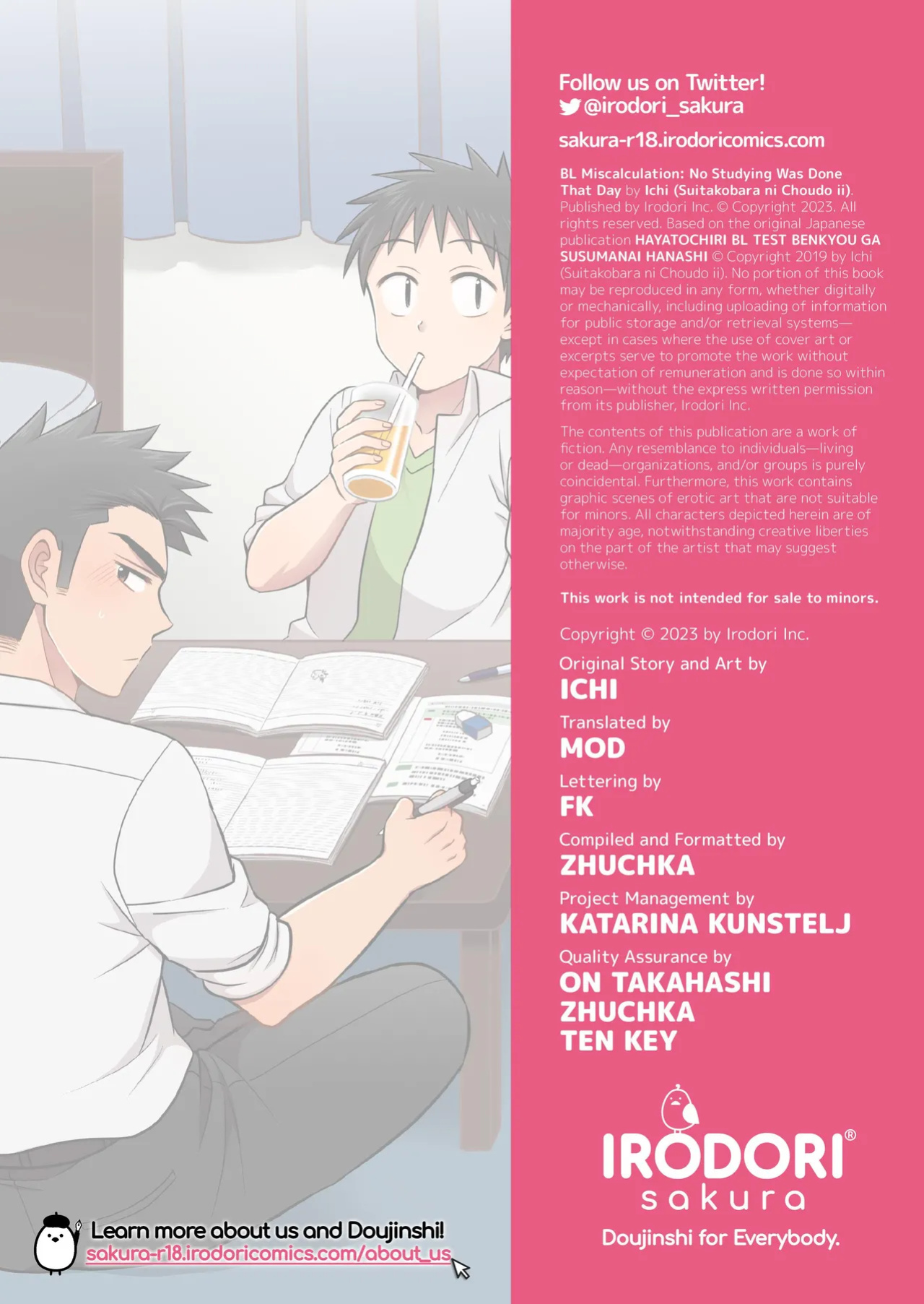 [Suita Kobara ni Choudo Ii (ichi)] Hayatochiri BL - Test Benkyou ga Susumanai Hanashi
