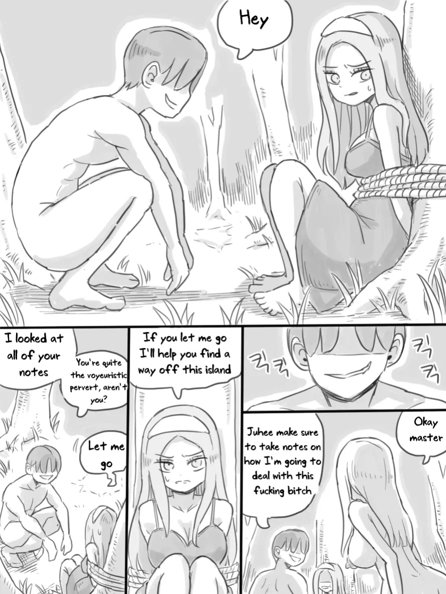[nisino] Deserted Island [Uncle Bane] (B&W Version)