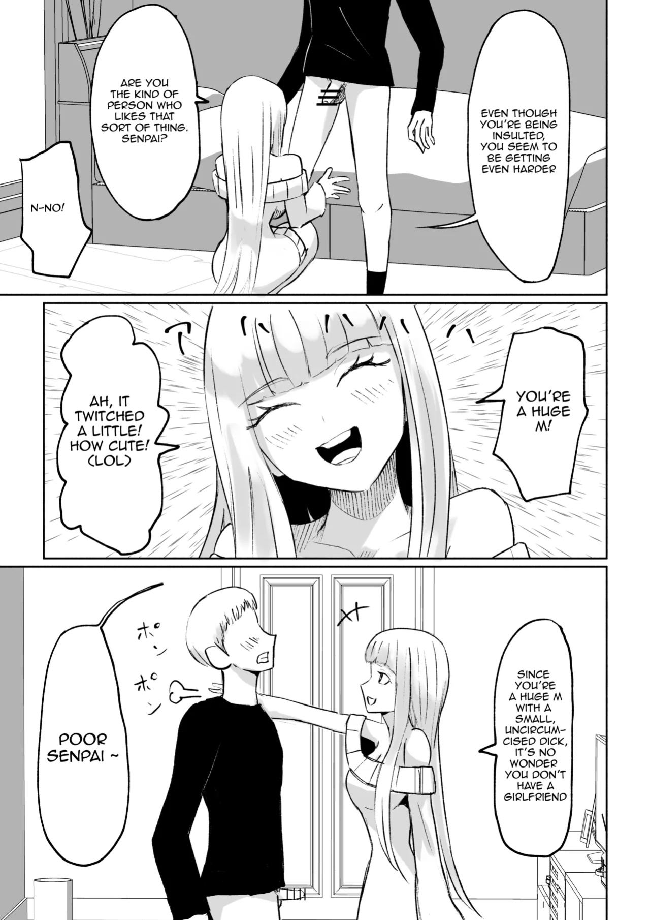 [Roki] My Sadistic Kouhai Appreciates My Useless Ejaculation